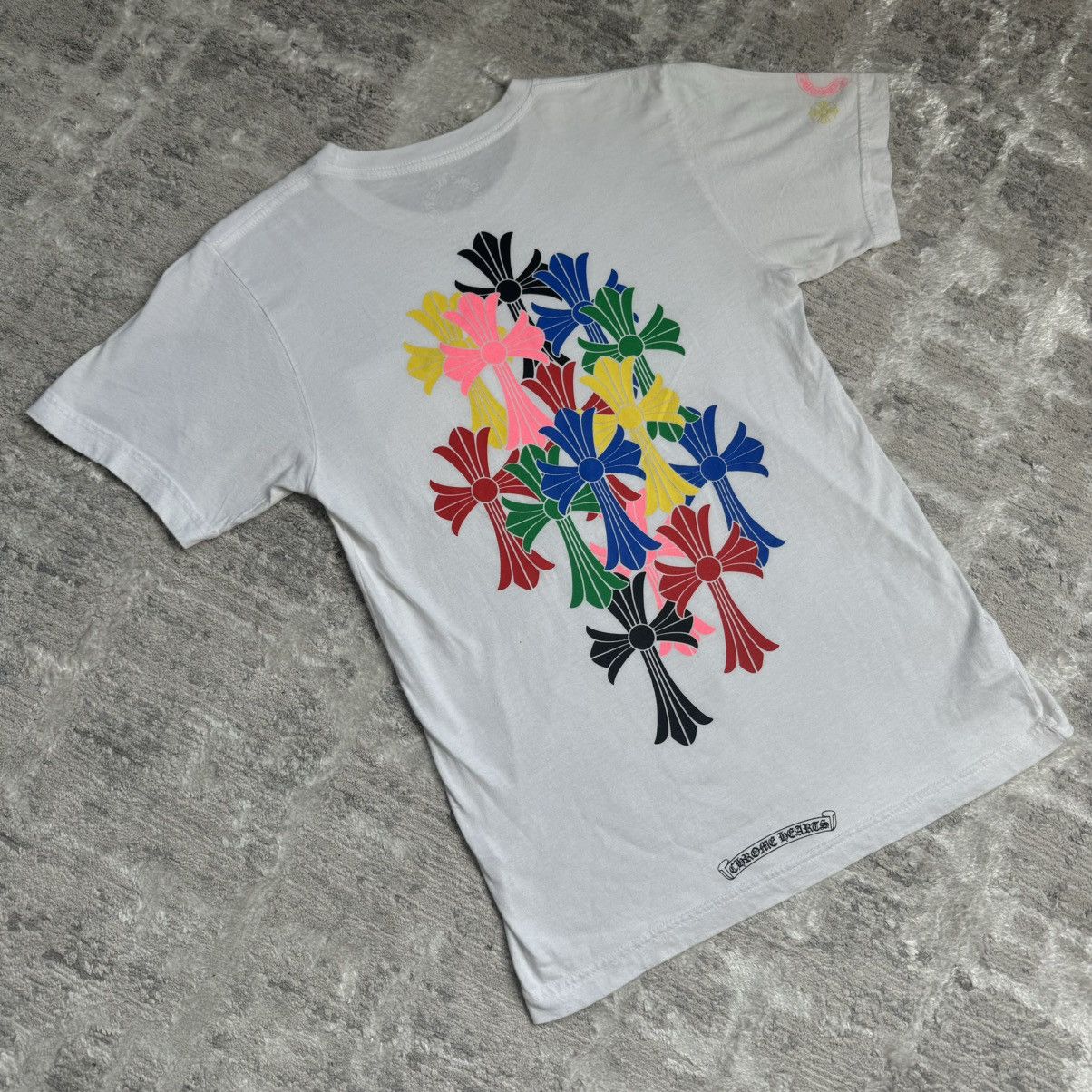 Chrome Hearts Chrome Hearts White Cemetery Cross Tire Tracks