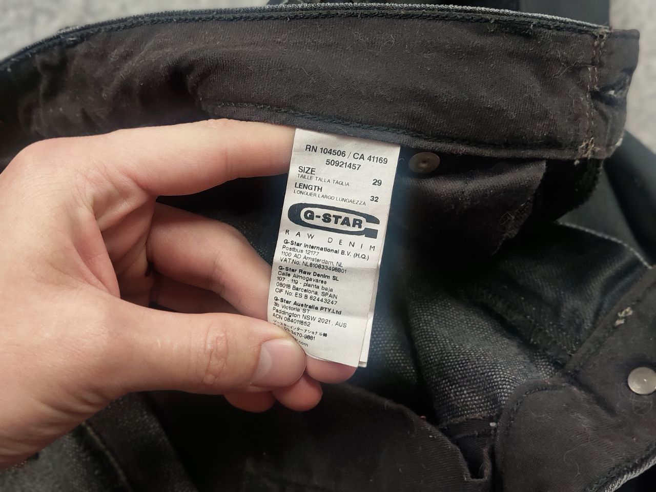 G-Star Vintage G-Star RAW 5620 Elwood Waxed Embro Jeans LGB Y2K Size US 29 - 18 Thumbnail