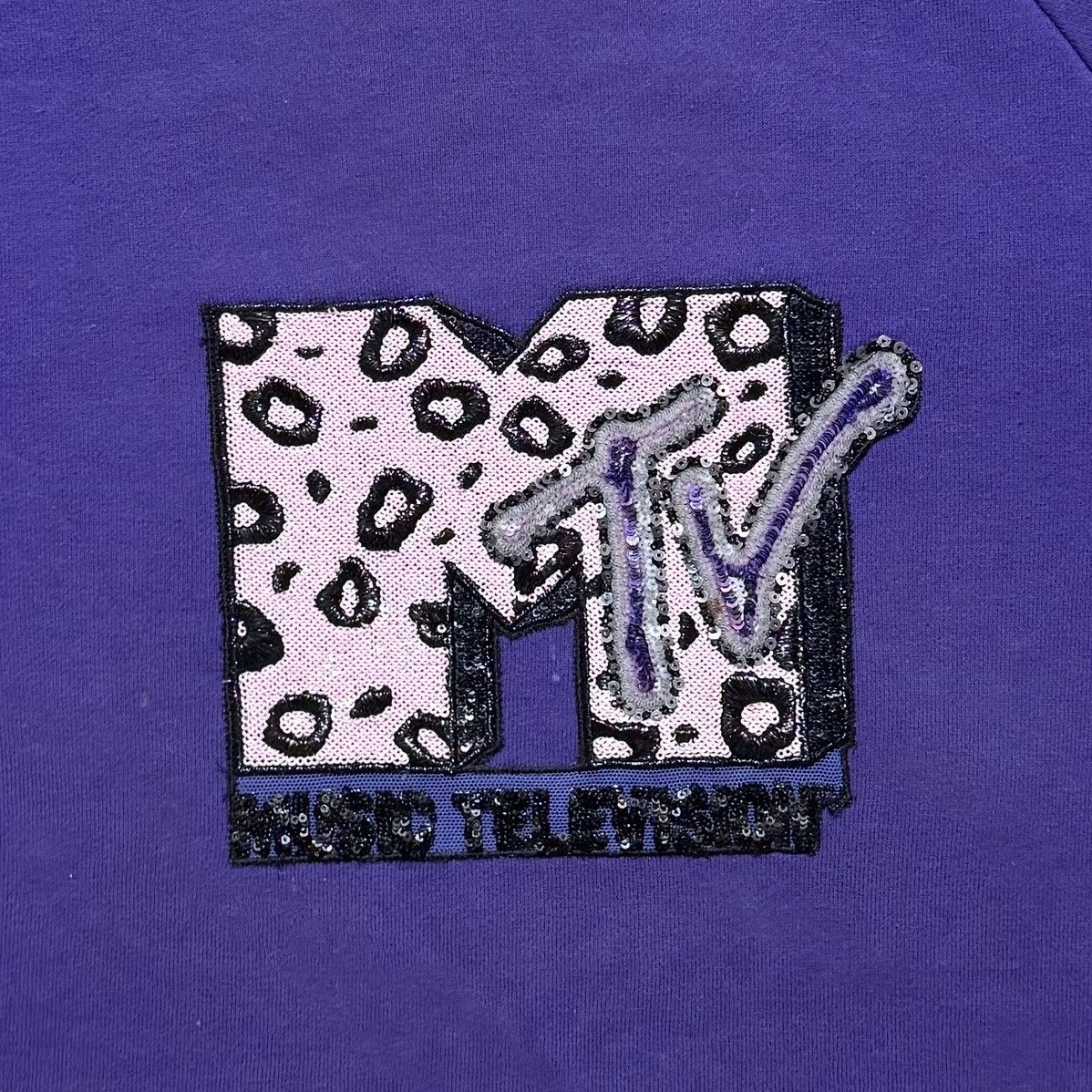 Marc Jacobs Marc Jacobs MTV Purple Sweatshirt Medium/Large Size US L / EU 52-54 / 3 - 4 Thumbnail