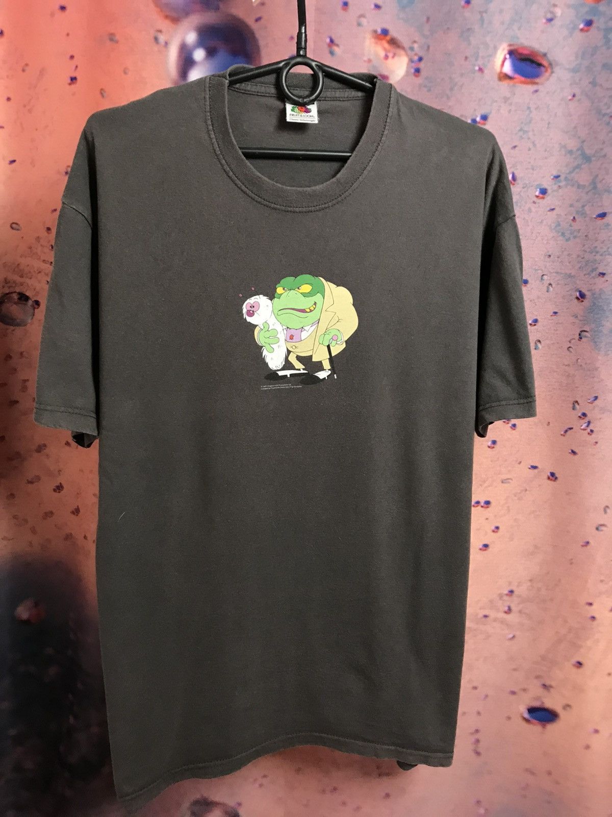 Vintage Vintage 1981 Grey Danger Mouse Baron Greenback movie tee Size US L / EU 52-54 / 3 - 2 Thumbnail