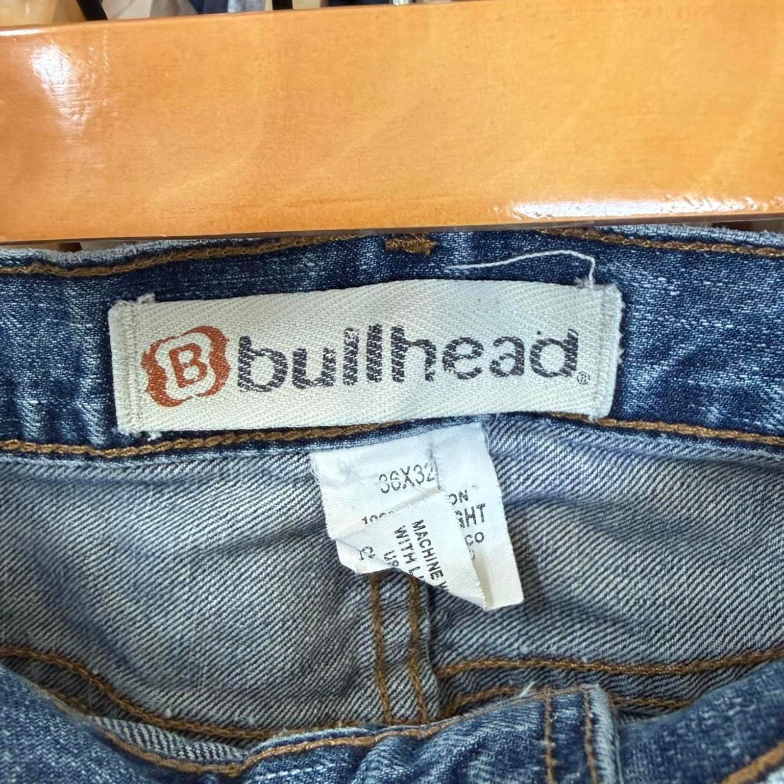 Other Vintage Y2K Baggy Bullhead Faded Denim Jeans Size US 38 / EU 54 - 5 Thumbnail