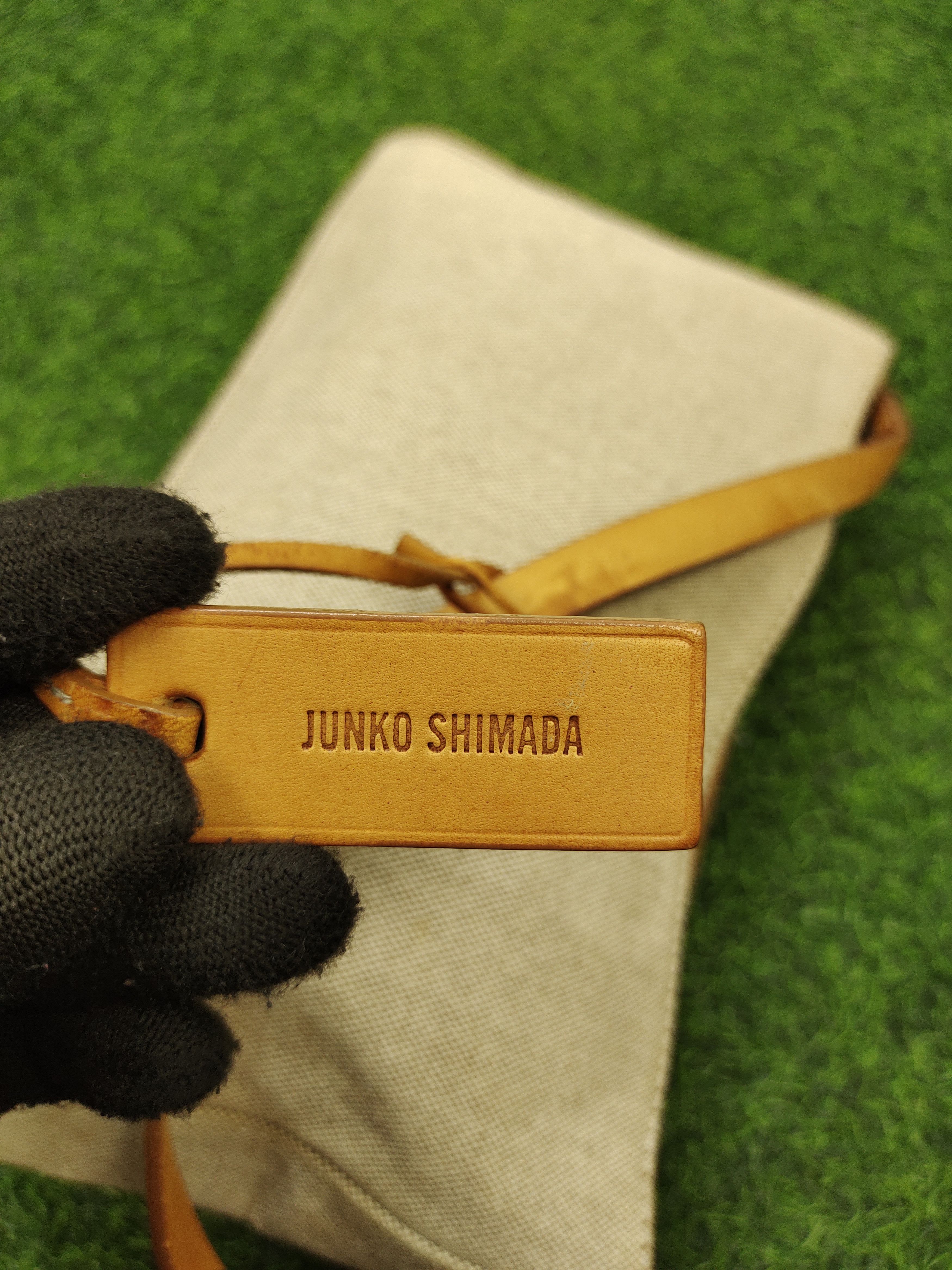 Mr. Junko Vintage Junko Shimada Japan Canvas Mix Leather Shoulder Bag Size ONE SIZE - 5 Thumbnail
