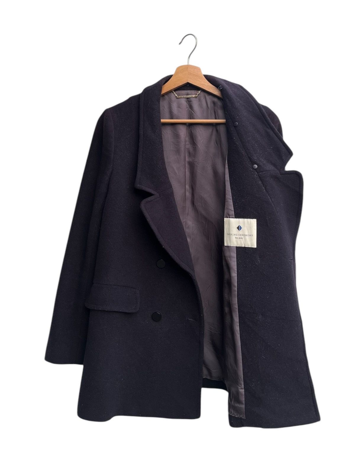 Opening Ceremony Opening Ceremony Double Breasted Cashmere Jacket Size S / US 4 / IT 40 - 3 Thumbnail