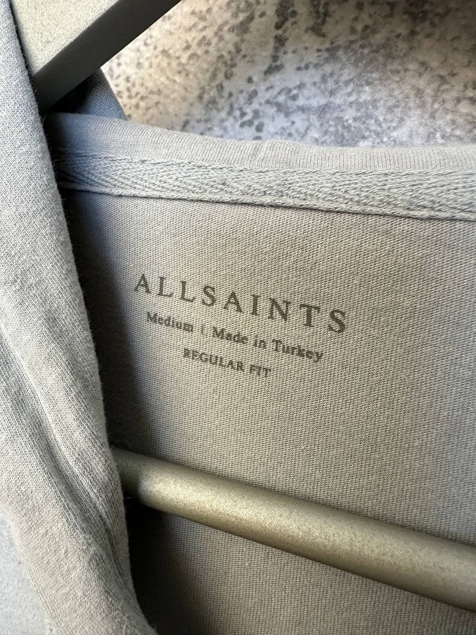 Allsaints ALLSAINTS Brace Hoody Lightweight Full Zip Gray Long Sleeve Size US M / EU 48-50 / 2 - 10 Thumbnail
