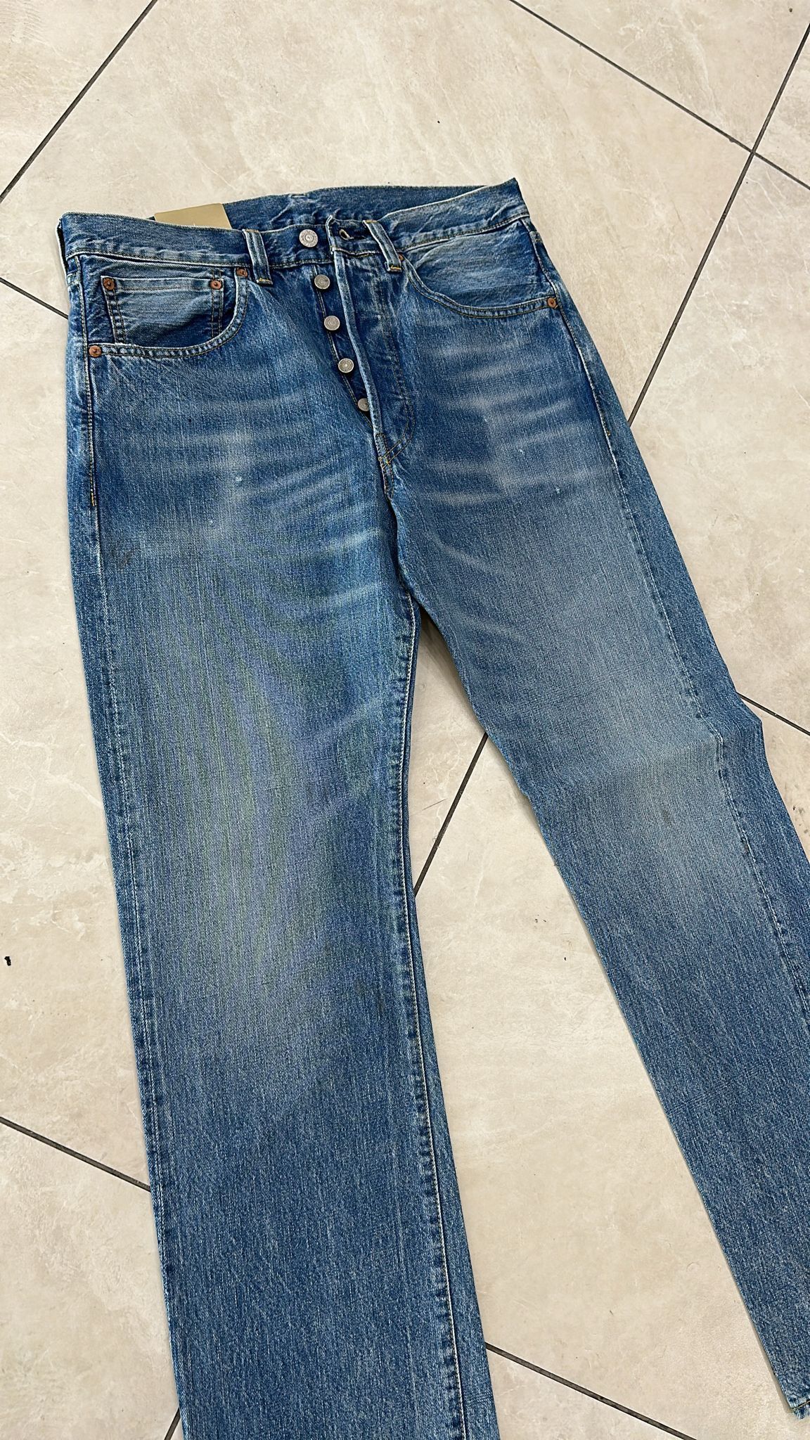 Levi's Vintage Clothing LVC Levi's Vintage Clothing 1954 501XX BigE Selvedge Jeans Size US 32 / EU 48 - 3 Thumbnail