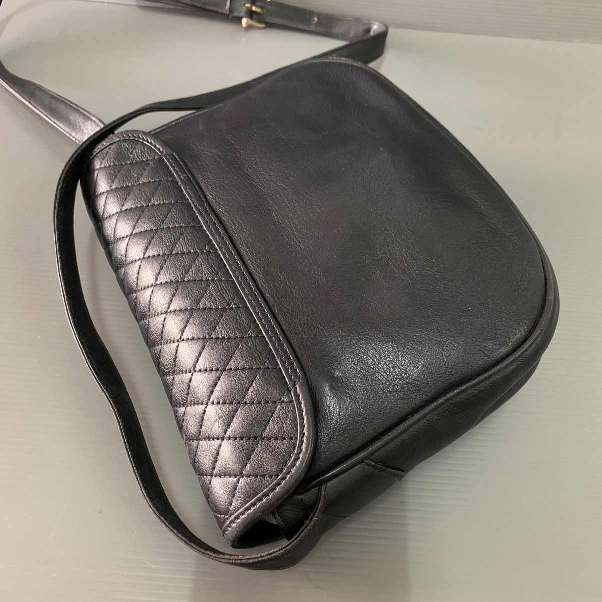 Celine Celine Leather Black Sling Bag Size ONE SIZE - 7 Thumbnail
