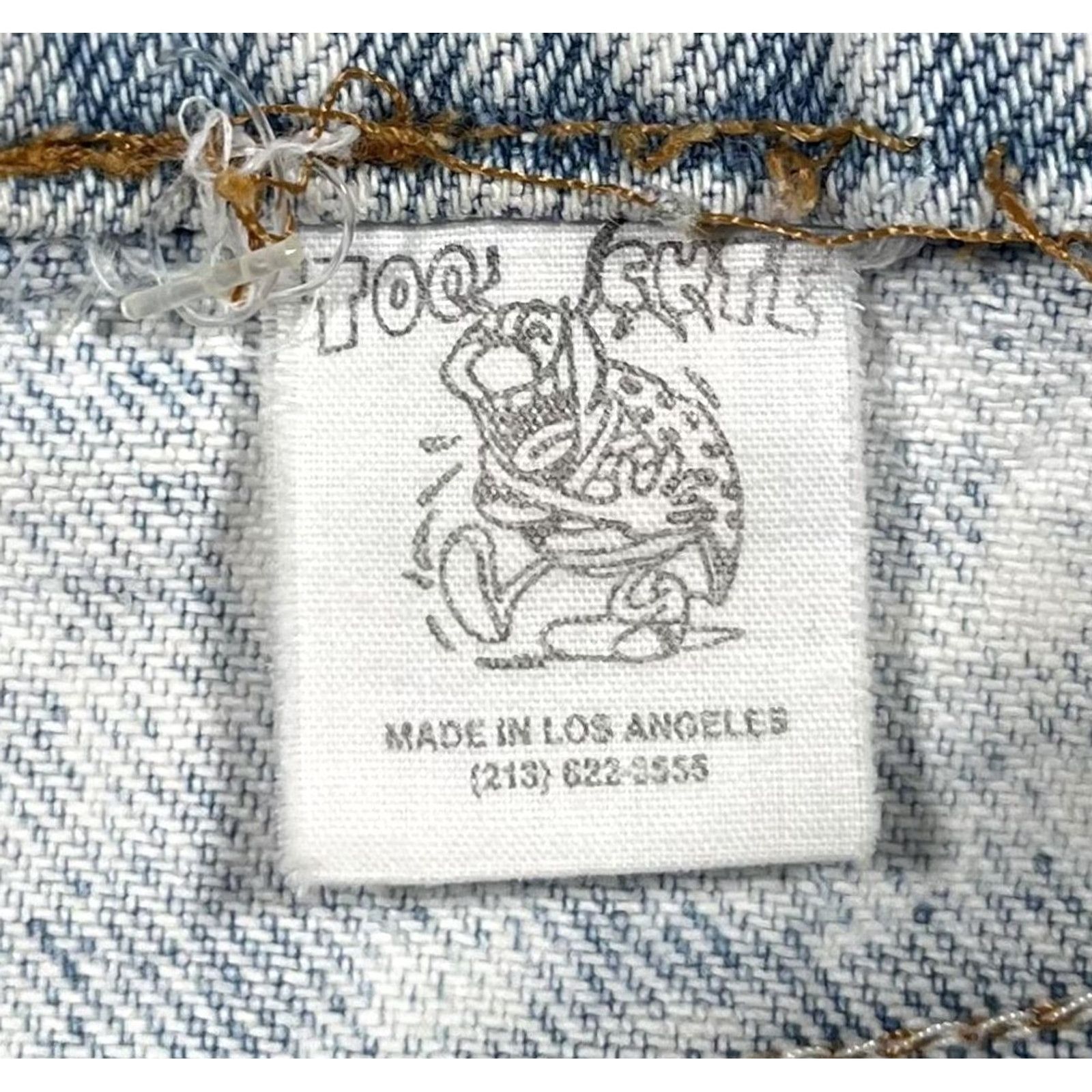 Levi's VINTAGE Levi's Jeans Womens Blue Acid Wash Mickey Disney 90s VTG Read Size 26" / US 2 / IT 38 - 3 Thumbnail