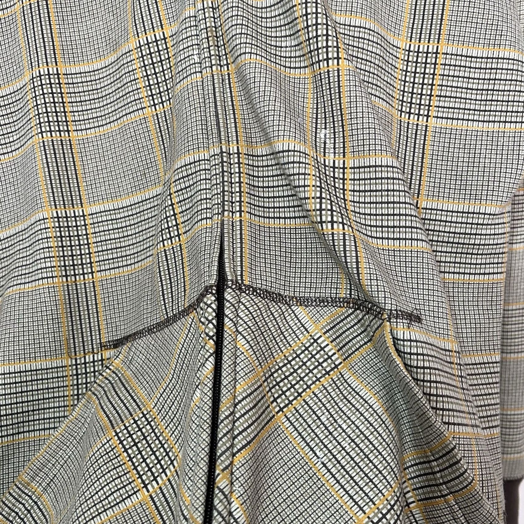 Vintage VINTAGE Ecko Unlimited Plaid Full Zip Hoodie Mens L Tan KS? Size US L / EU 52-54 / 3 - 3 Thumbnail