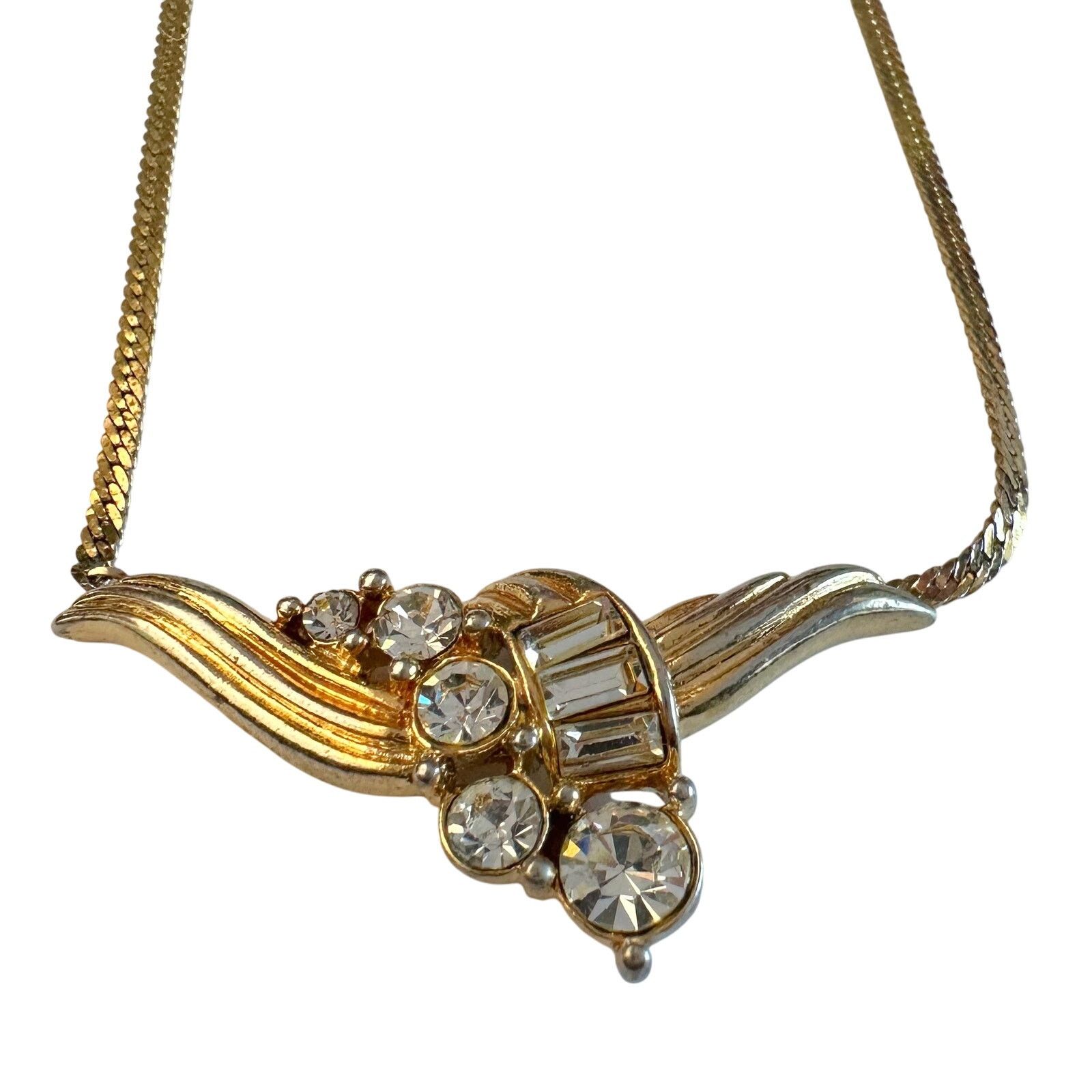 Givenchy Givenchy Rhinestone Cluster Collar Necklace - Vintage Size ONE SIZE - 8 Thumbnail