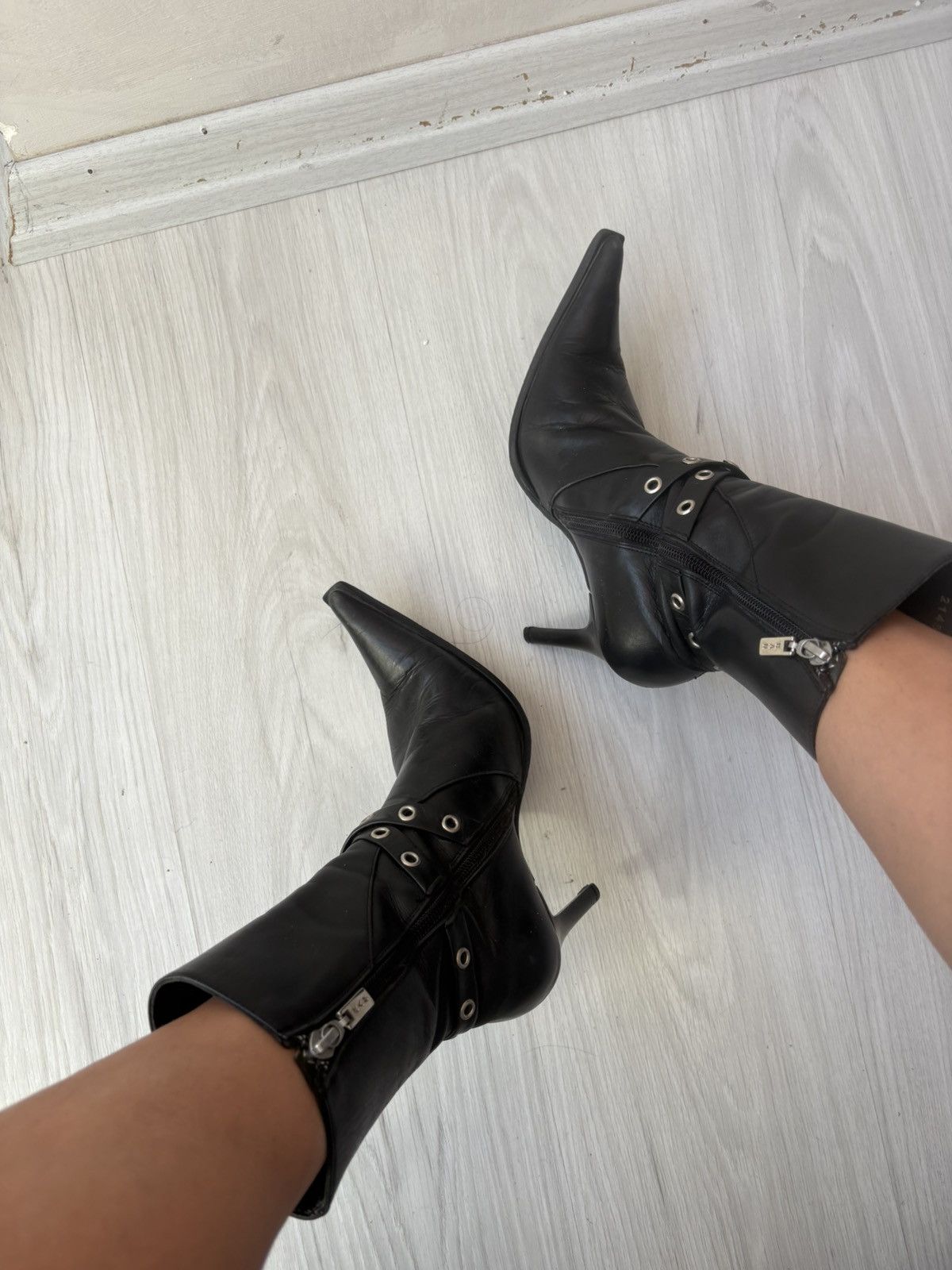 Vintage y2k leather boots Size US 6.5 / IT 36.5 - 4 Thumbnail