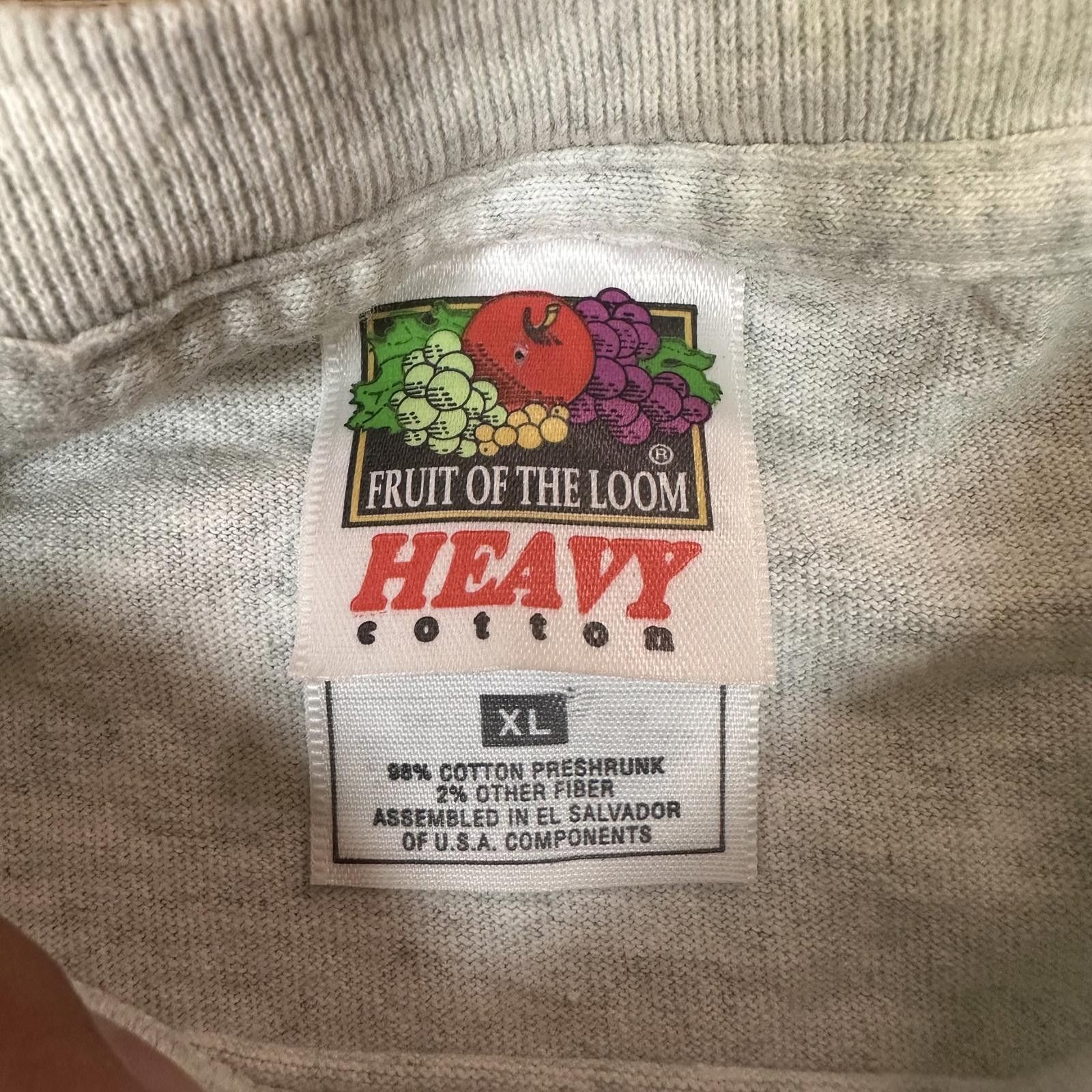 Fruit Of The Loom Carnival Men T-Shirt Size L Gray ELATION Graphic Print Size US XL / EU 56 / 4 - 4 Thumbnail