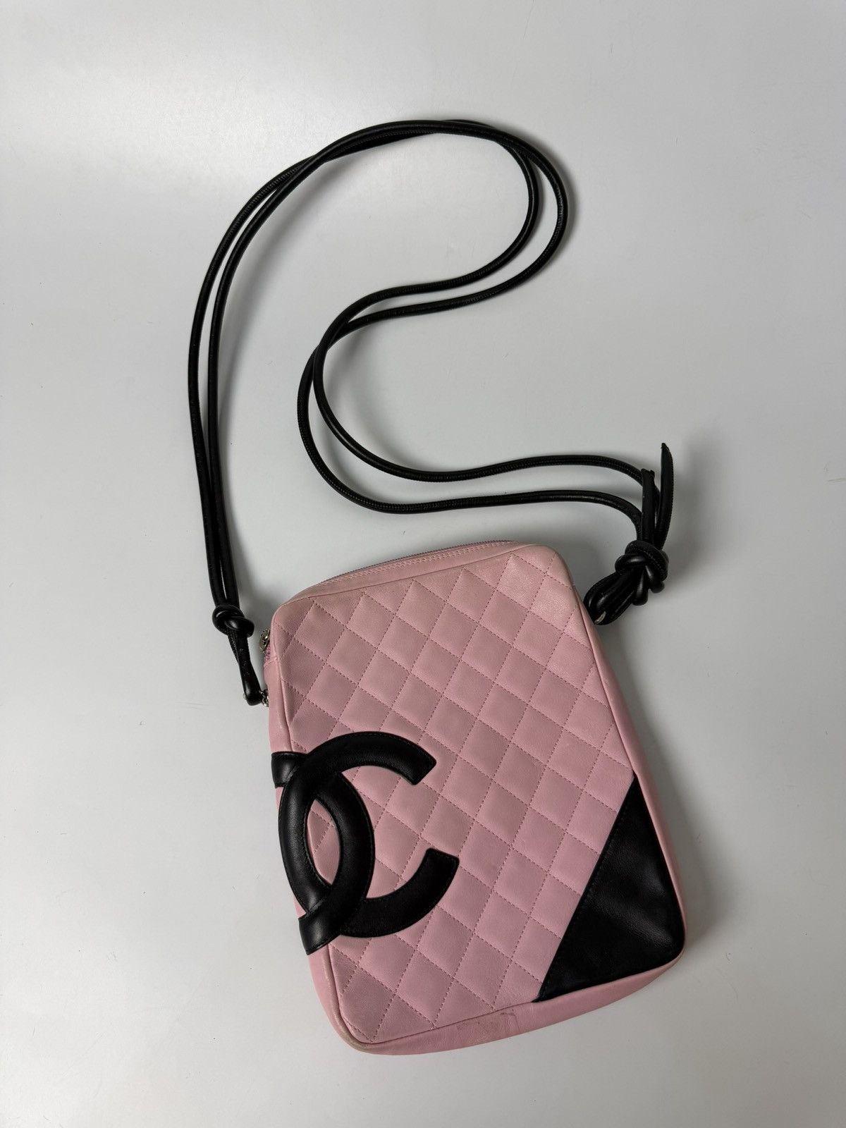 Chanel 2003 Chanel Pink Cambon Ligne Messenger Bag Size ONE SIZE - 1 Thumbnail