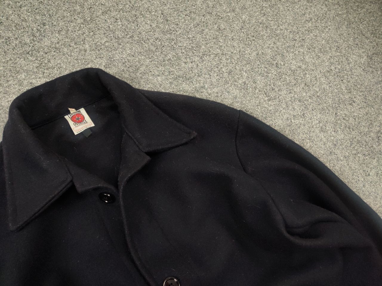 Vintage Vintage Lancashire overall Wool Chore Wool Black work Jacket Size US XL / EU 56 / 4 - 7 Thumbnail