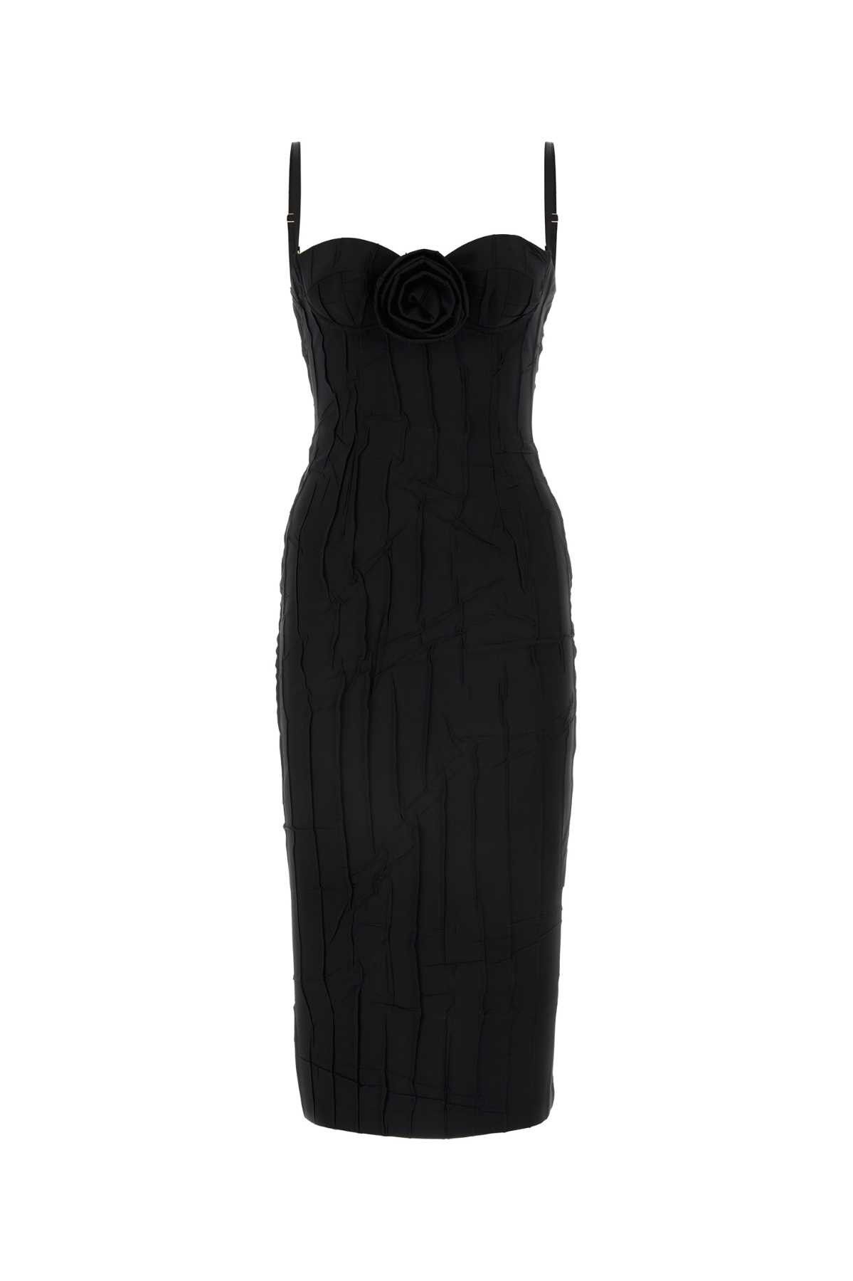 image of Blumarine Black Polyester Dress, Women's (Size Medium)