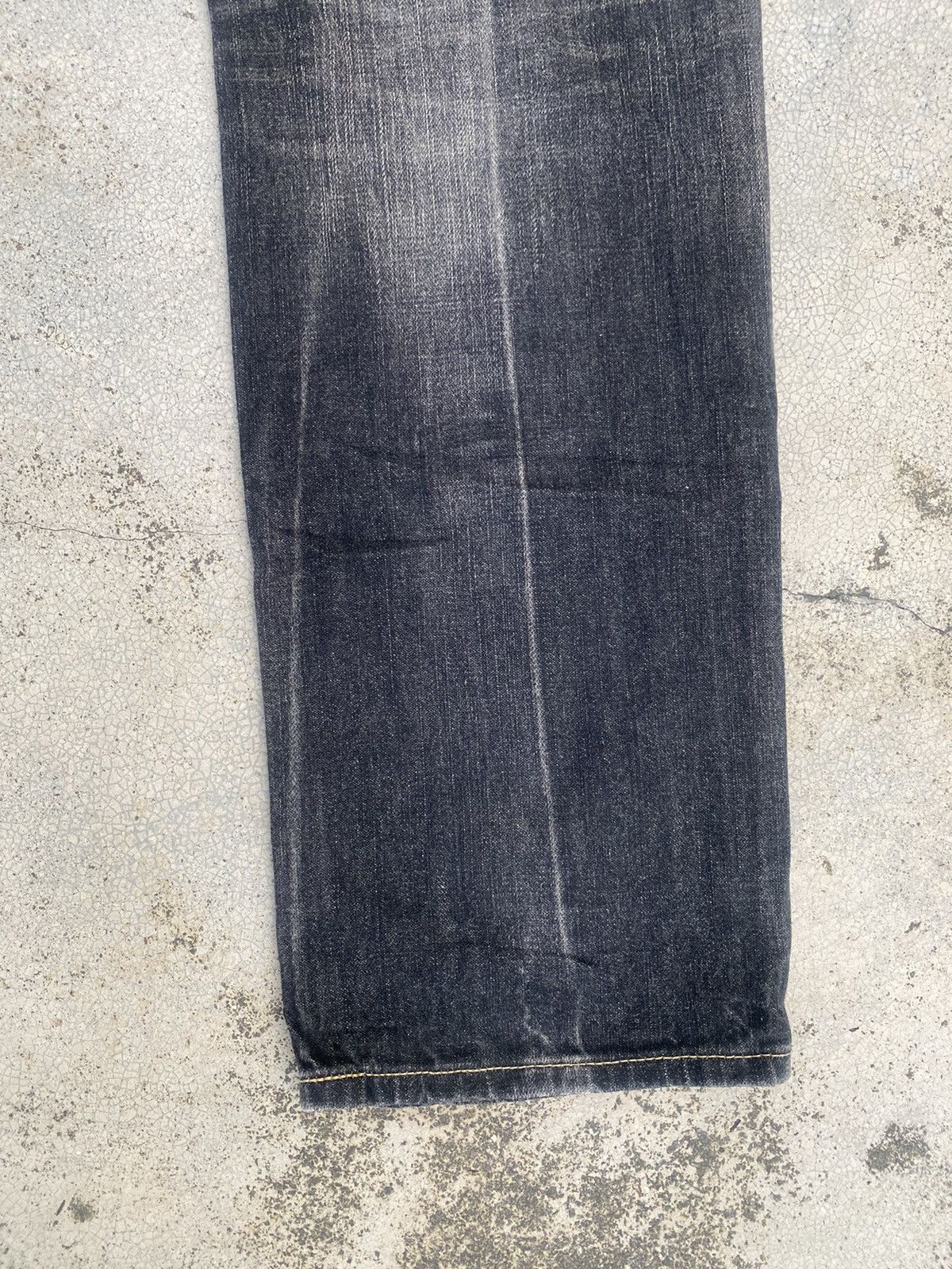 Japanese Brand × Vintage × Wrangler Vintage y2k Wrangler Faded Claw Mark Jeans Size US 32 / EU 48 - 19 Thumbnail