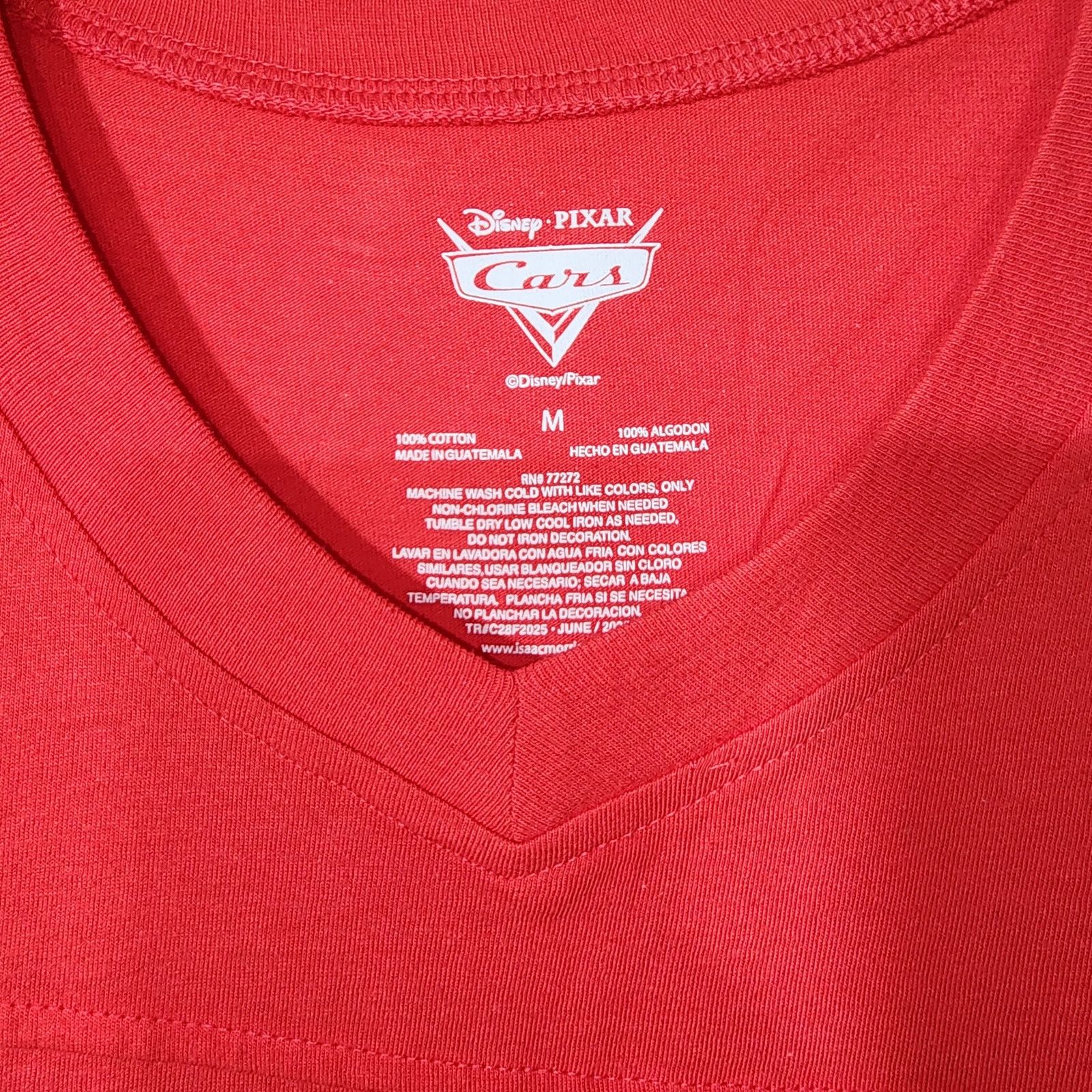 Disney Lighting McQueen women medium red shirt Size US M / EU 48-50 / 2 - 2 Thumbnail