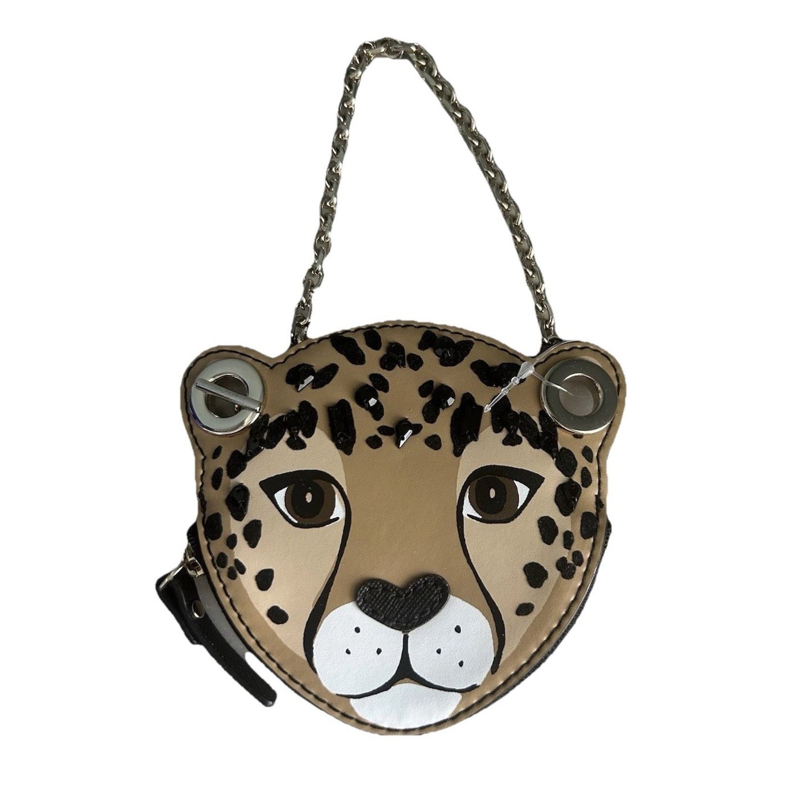 New Kate Spade Leopard Coin Purse Novelty Run Wild Wristlet in Brown, Women's