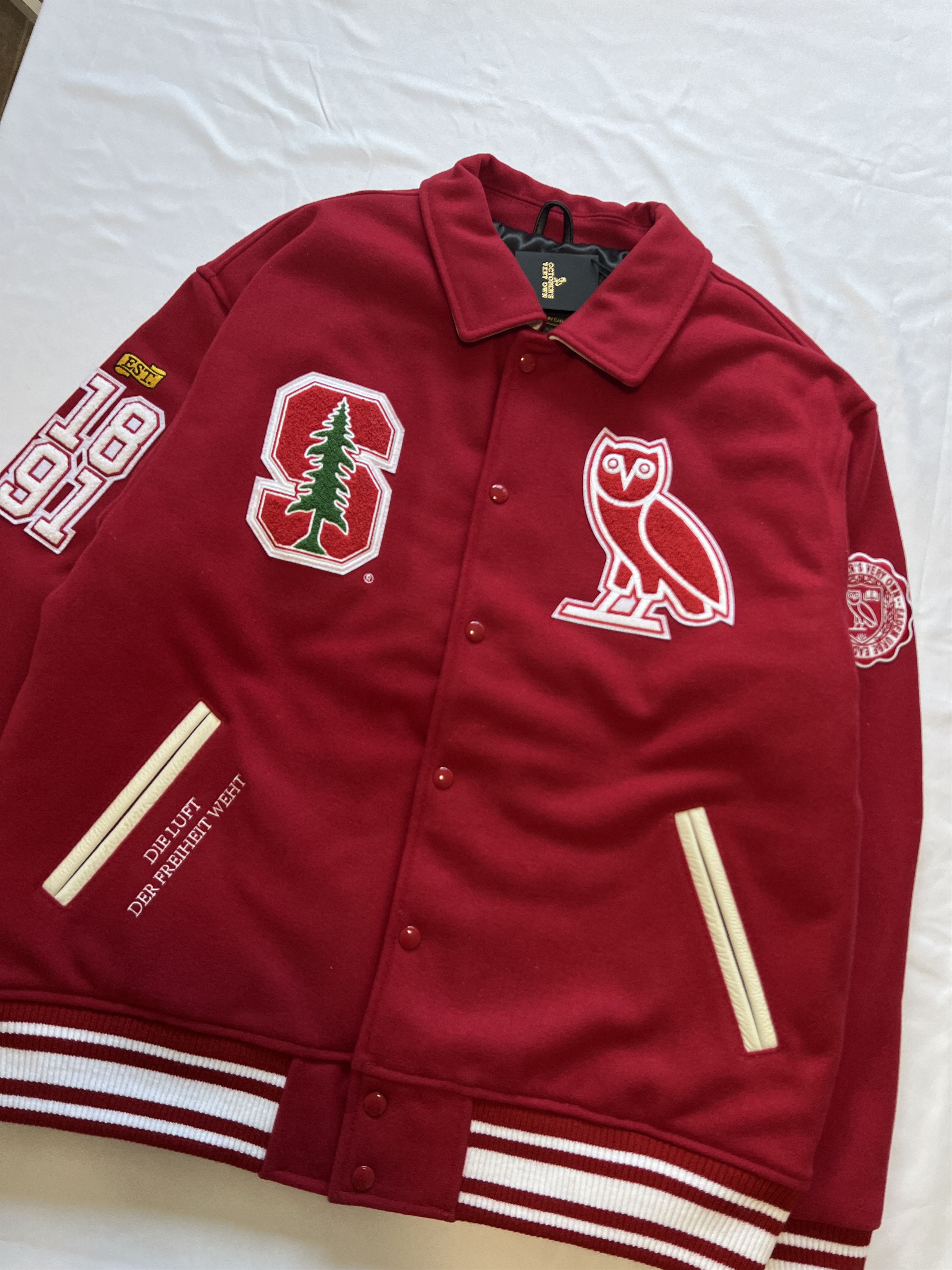 Drake OVO STANFORD UNIVERSITY CALIFORNIA CAMPUS VARSITY JACKET Size US XXL / EU 58 / 5 - 13 Thumbnail