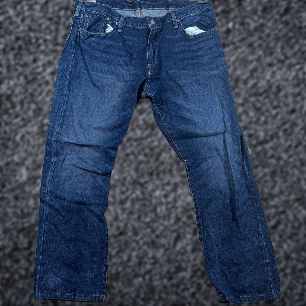 Polo Ralph Lauren VINTAGE Polo Ralph Lauren Jeans Straight Blue Mens 37x29 Dungarees Size US M / EU 48-50 / 2 - 1 Thumbnail