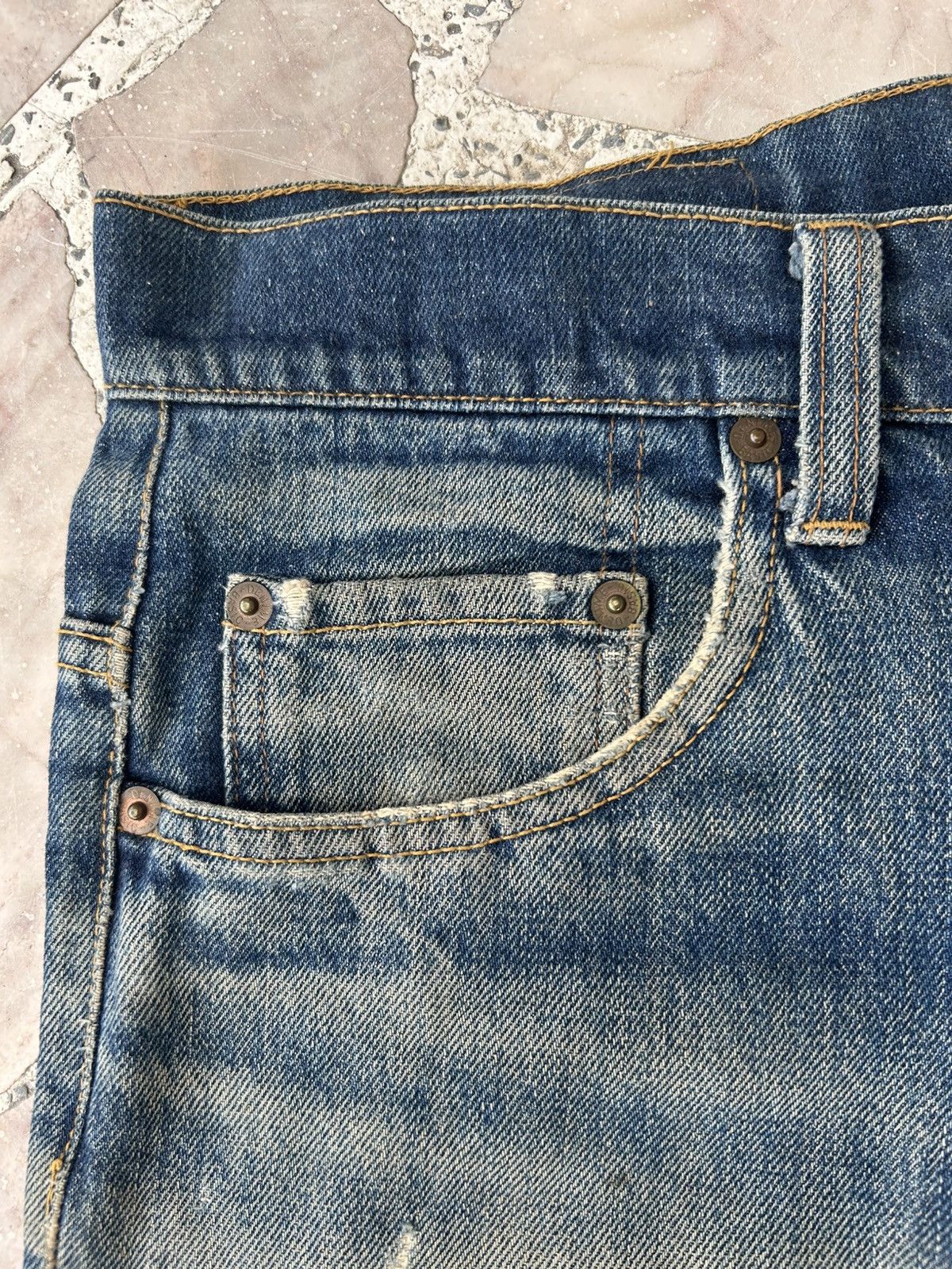 Denime Vintage Ripped Flare Denime Size US 30 / EU 46 - 5 Thumbnail