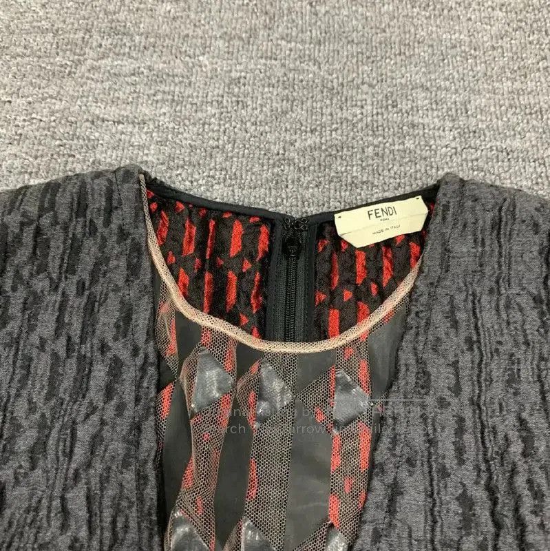 Fendi Fendi Black Cotton Women's Dress Size S . Size S / US 4 / IT 40 - 6 Thumbnail