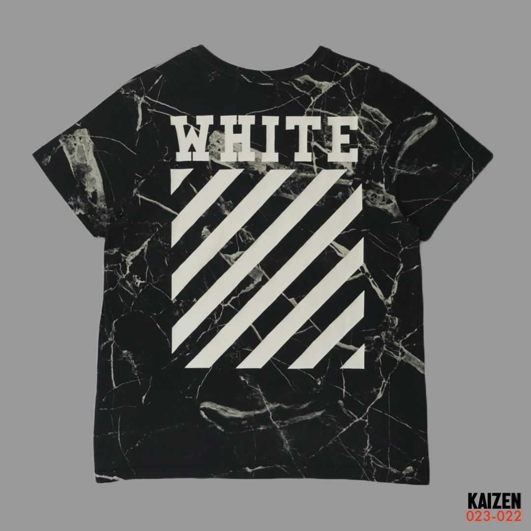 Off-White OFF-WHITE - CARAVAGGIO MARBLE TEE Size US XS / EU 42 / 0 - 2 Thumbnail