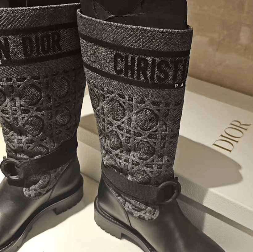 Dior Dior Calfskin Leather High Boot Size US 7 / IT 37 - 6 Thumbnail