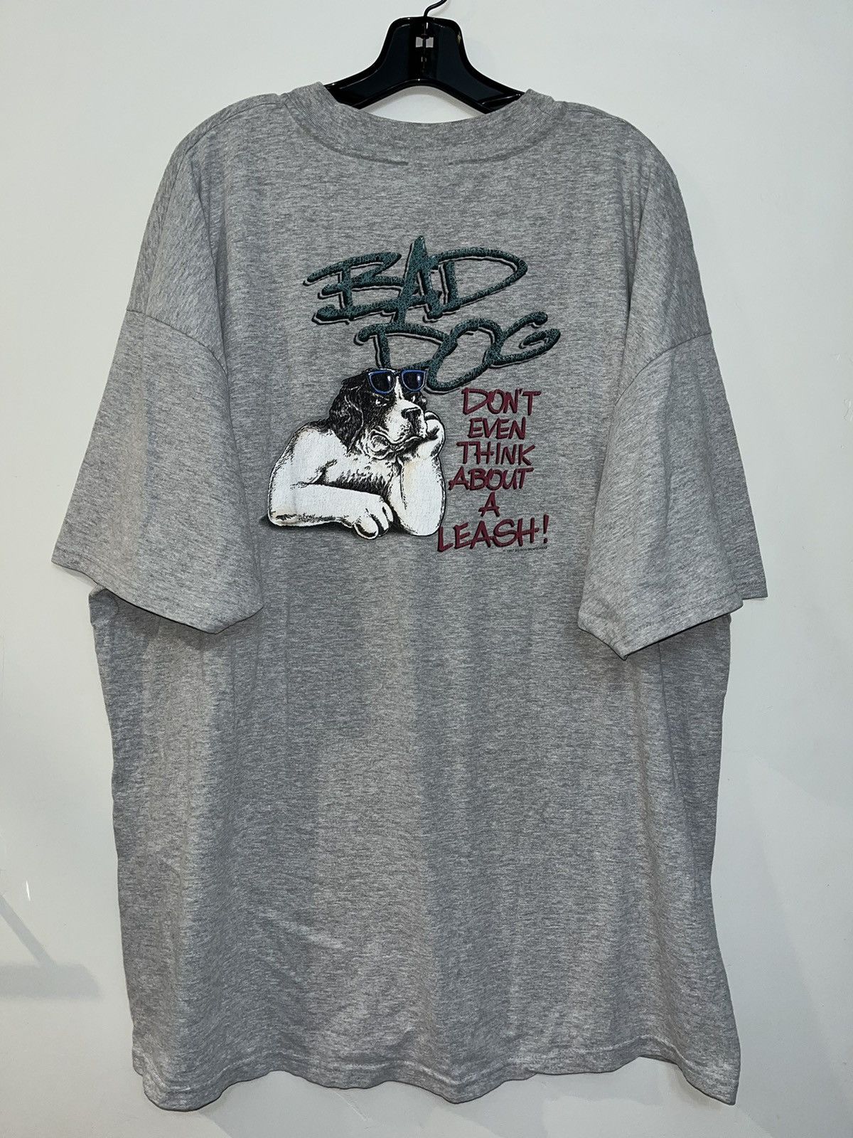 Vintage Crazy Vintage 90’s Baggy Skater Cyber Funny Big Dogs Shirt Size US XXL / EU 58 / 5 - 1 Preview