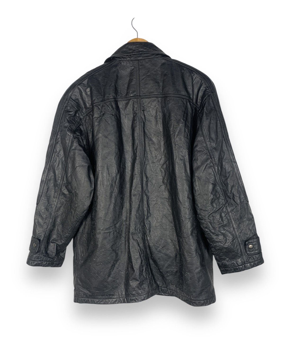 Vintage Authentic Leather St Almor Jacket Size US L / EU 52-54 / 3 - 2 Thumbnail