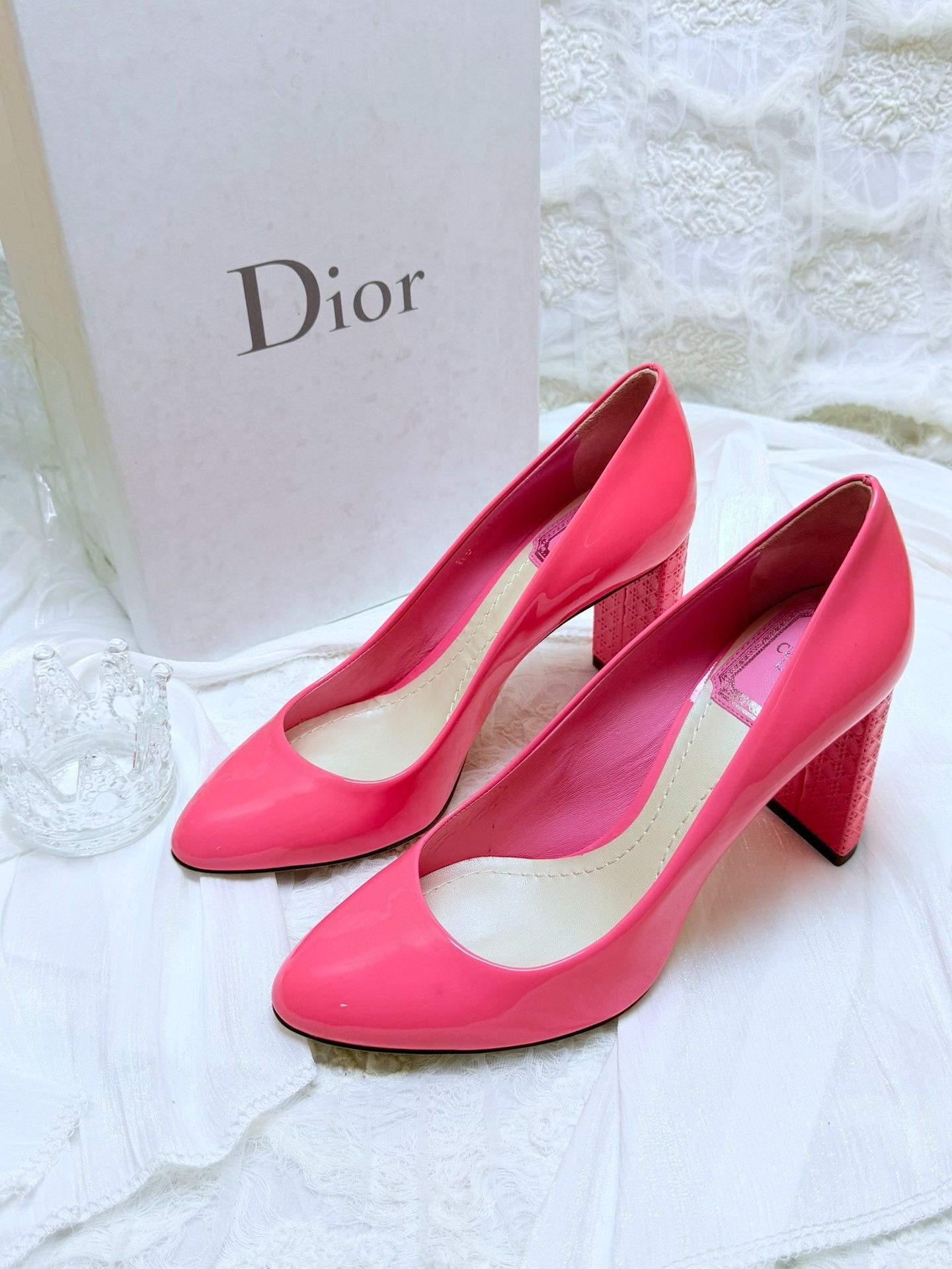 Dior Dior Patent Pink Lowtop Sneakers us_5-5 Women Size US 5.5 / IT 35.5 - 1 Thumbnail