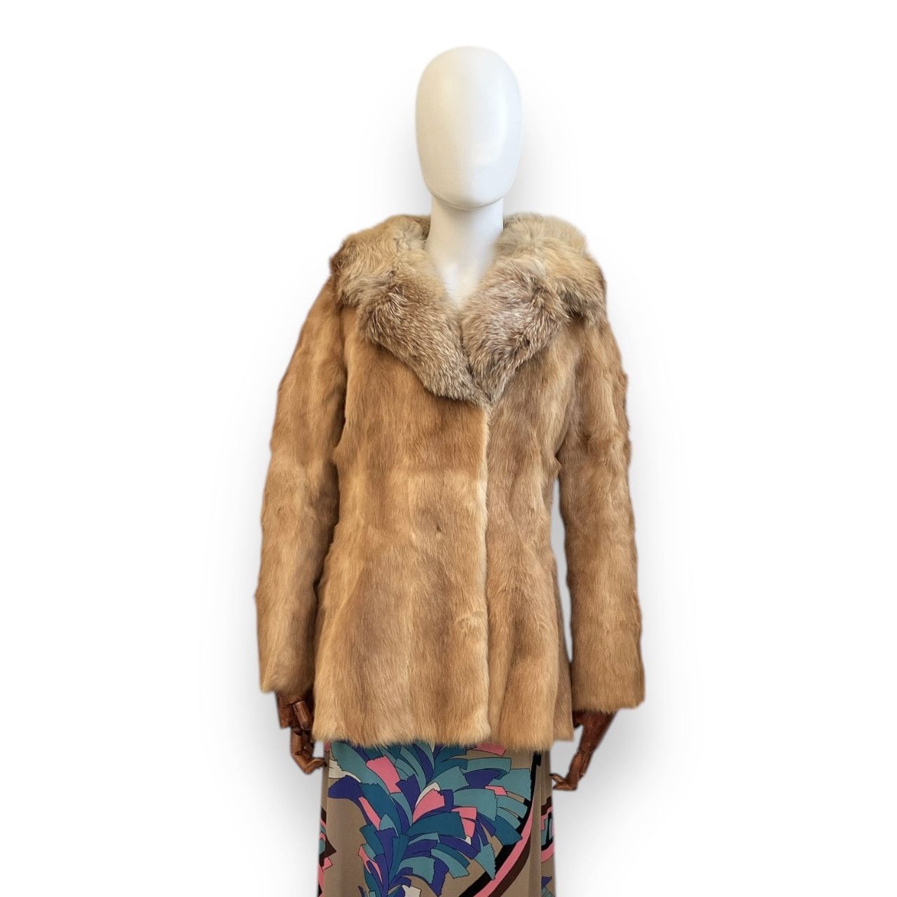 Japanese Brand × Vintage Glam Fox Fur Vintage Jacket 80s Y2K Avant Garde Size S / US 4 / IT 40 - 9 Thumbnail