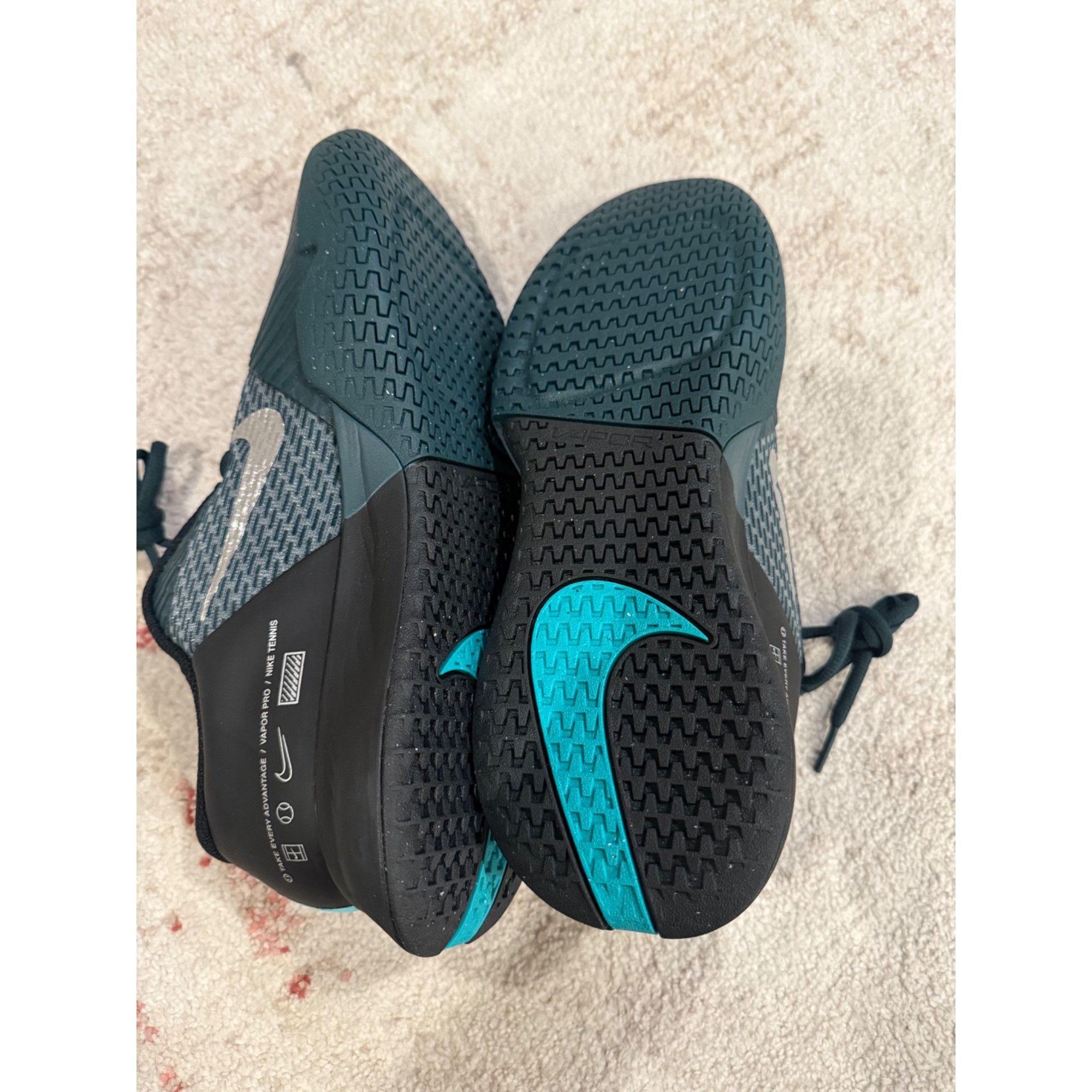 Nike Size 11- Nike Zoom Vapor Pro 2 PRM Deep Jungle Green Carlos Size US 11 / EU 44 - 8 Thumbnail