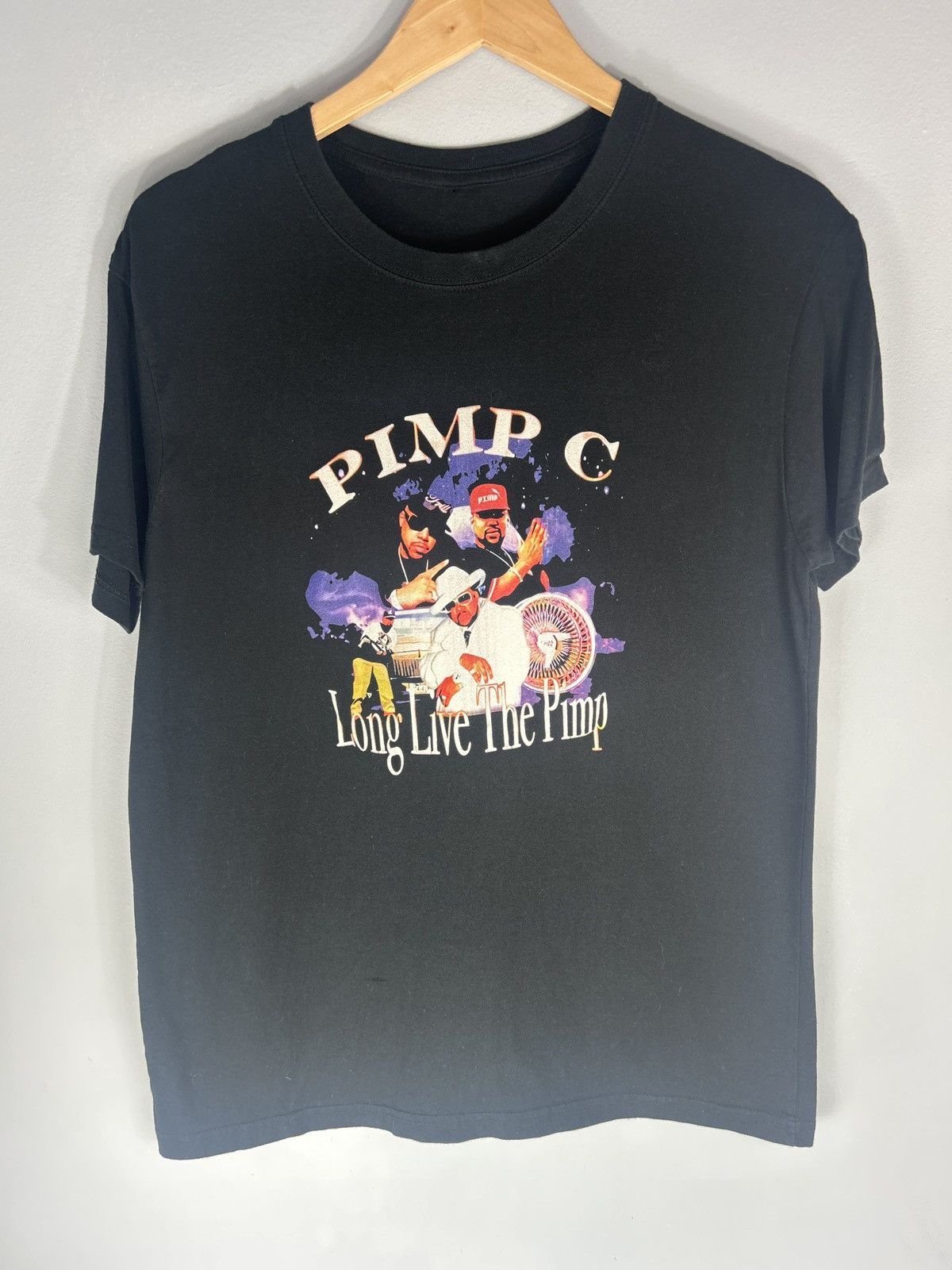 Vintage Pimp C Long Live The Pimp Tee Size US L / EU 52-54 / 3 - 1 Thumbnail