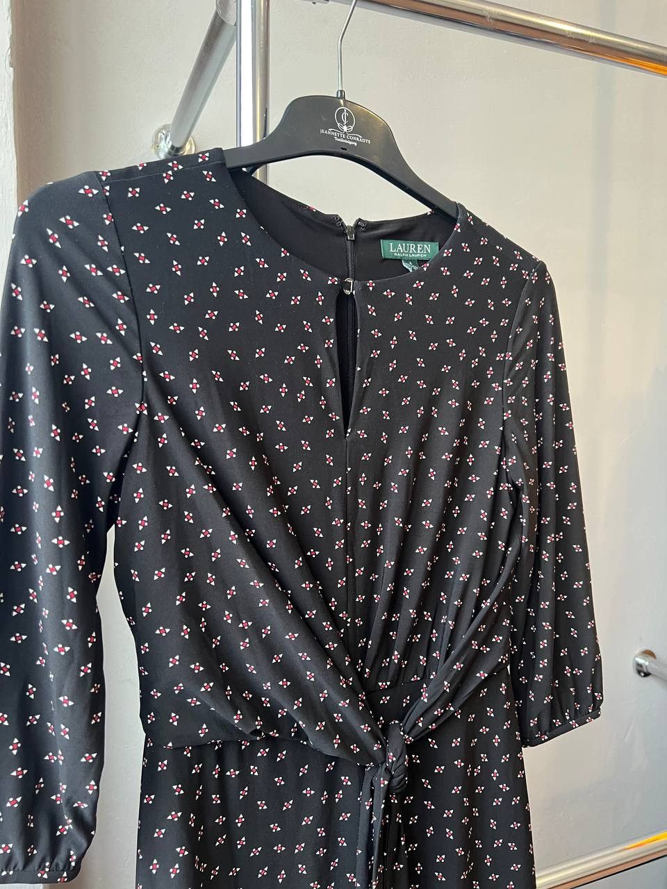 Lauren Ralph Lauren LAUREN RALPH LAUREN GREEN LABEL WOMEN BLACK POLKA DOT DRESS Size S / US 4 / IT 40 - 7 Thumbnail