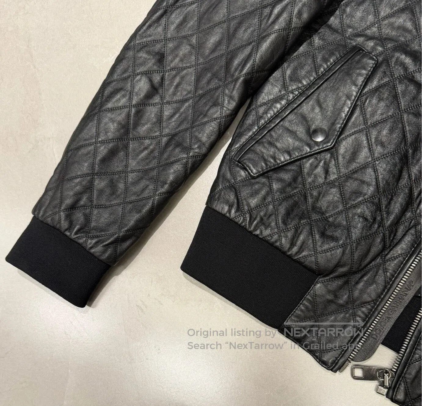 Dolce & Gabbana Dolce & Gabbana Lambskin Black Leather Jacket. Size US M / EU 48-50 / 2 - 5 Thumbnail