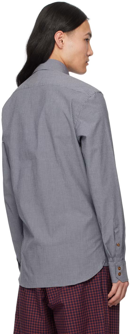 Vivienne Westwood o1y0525 Checked Shirt in Gray/White Size US L / EU 52-54 / 3 - 3 Thumbnail