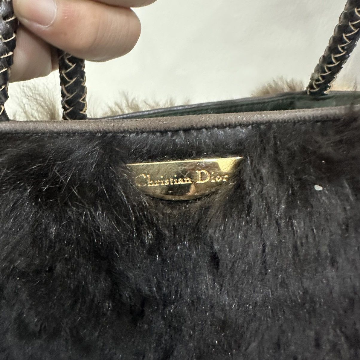 Christian Dior Monsieur ‼️YES‼️ CHRISTIAN DIOR BROWN MULI-FUR ANIMAL PRINT LETAHER BAG Size ONE SIZE - 10 Thumbnail
