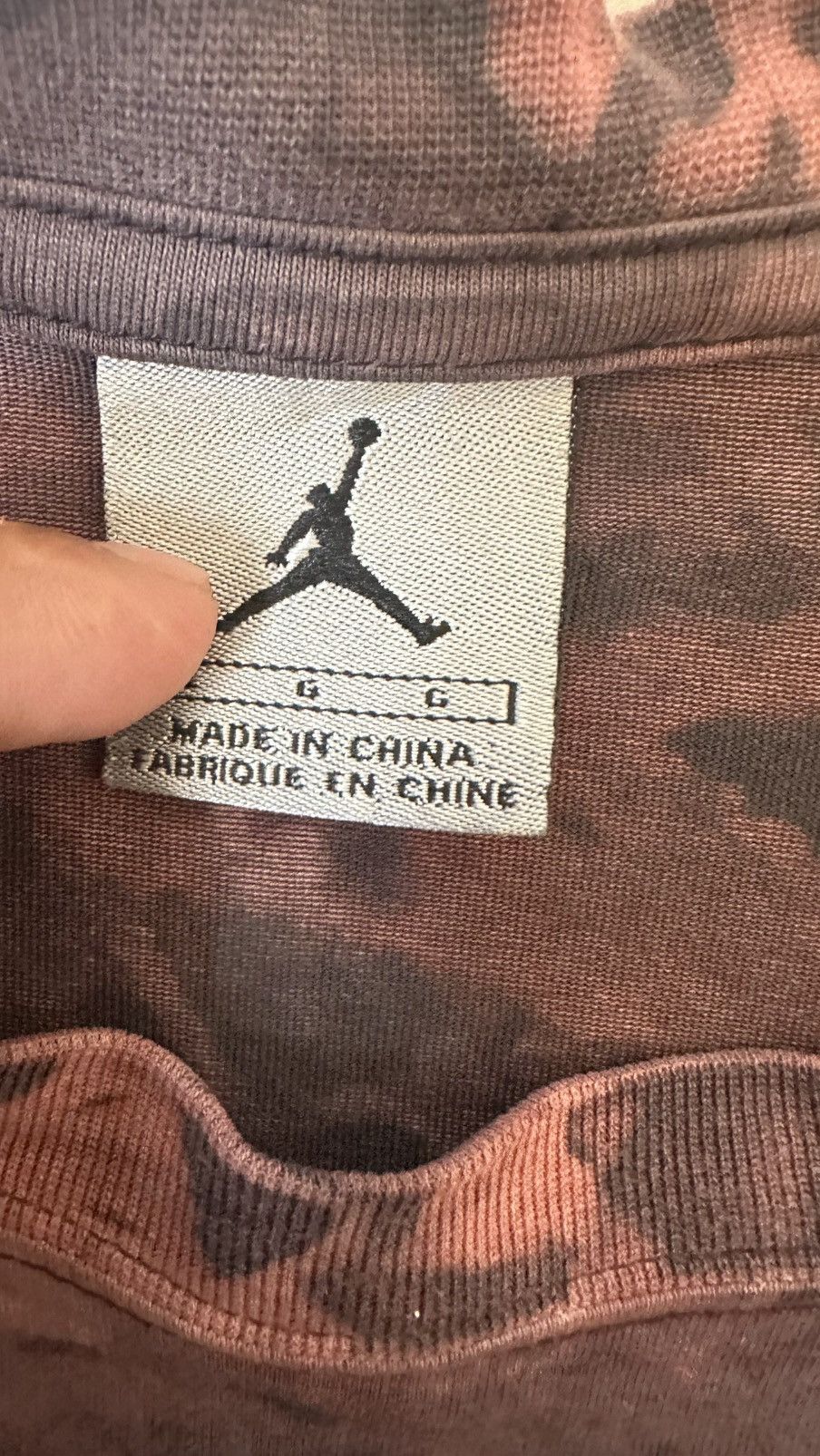 Nike VINTAGE NIKE AIR JORDAN ACID WASH TEE Size US L / EU 52-54 / 3 - 5 Thumbnail