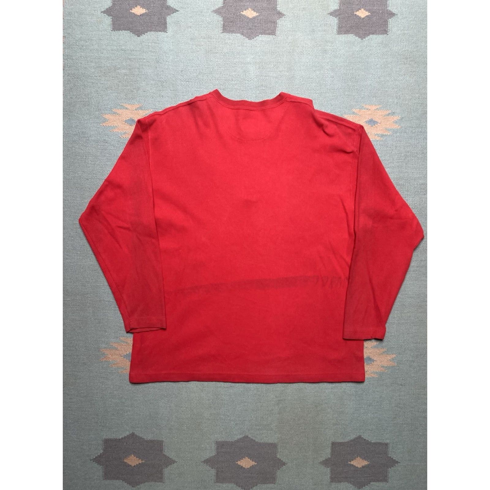 Marlboro VINTAGE Marlboro long sleeve henley t shirt unlimited promo ribbed cotton large Size US L / EU 52-54 / 3 - 6 Thumbnail