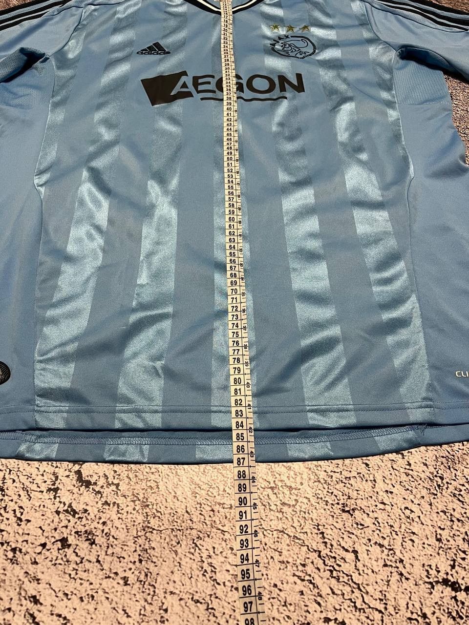 Vintage Ajax Amsterdam Jersey Mens Size XL Blue Adidas Netherland Size US XL / EU 56 / 4 - 12 Thumbnail