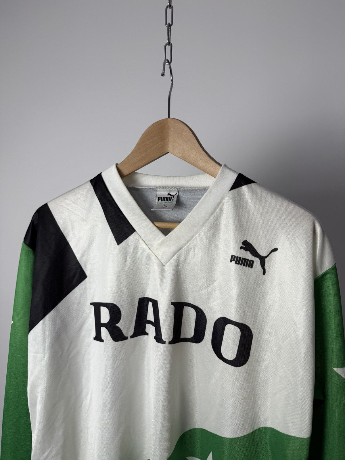 Puma × Vintage Vintage Puma Made In West Germany Long Sleeve Soccer Jersey Size US L / EU 52-54 / 3 - 2 Thumbnail