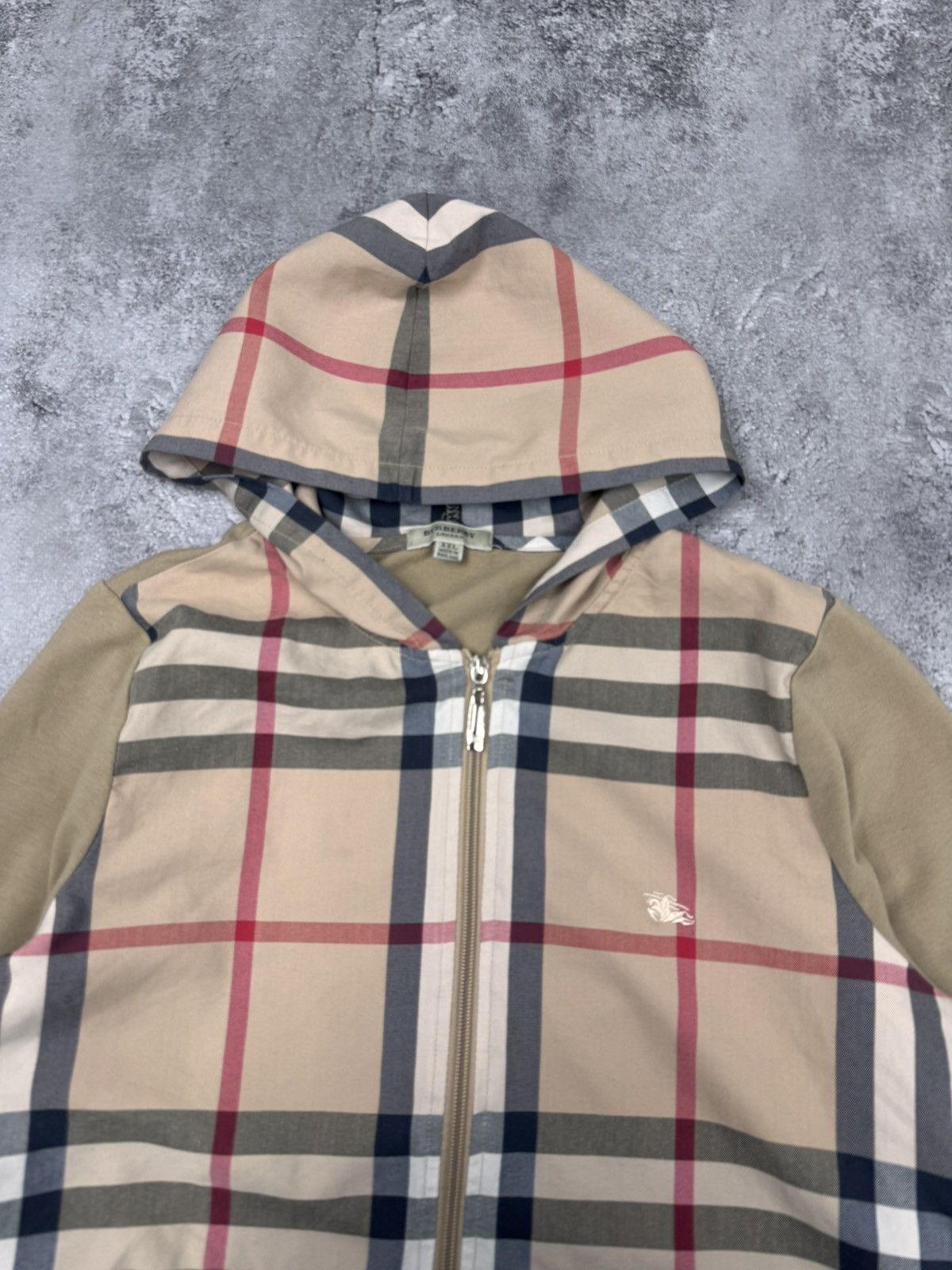 Burberry Burberry London Women Zip Hoodie Nova Check Beige Size M Size M / US 6-8 / IT 42-44 - 2 Thumbnail