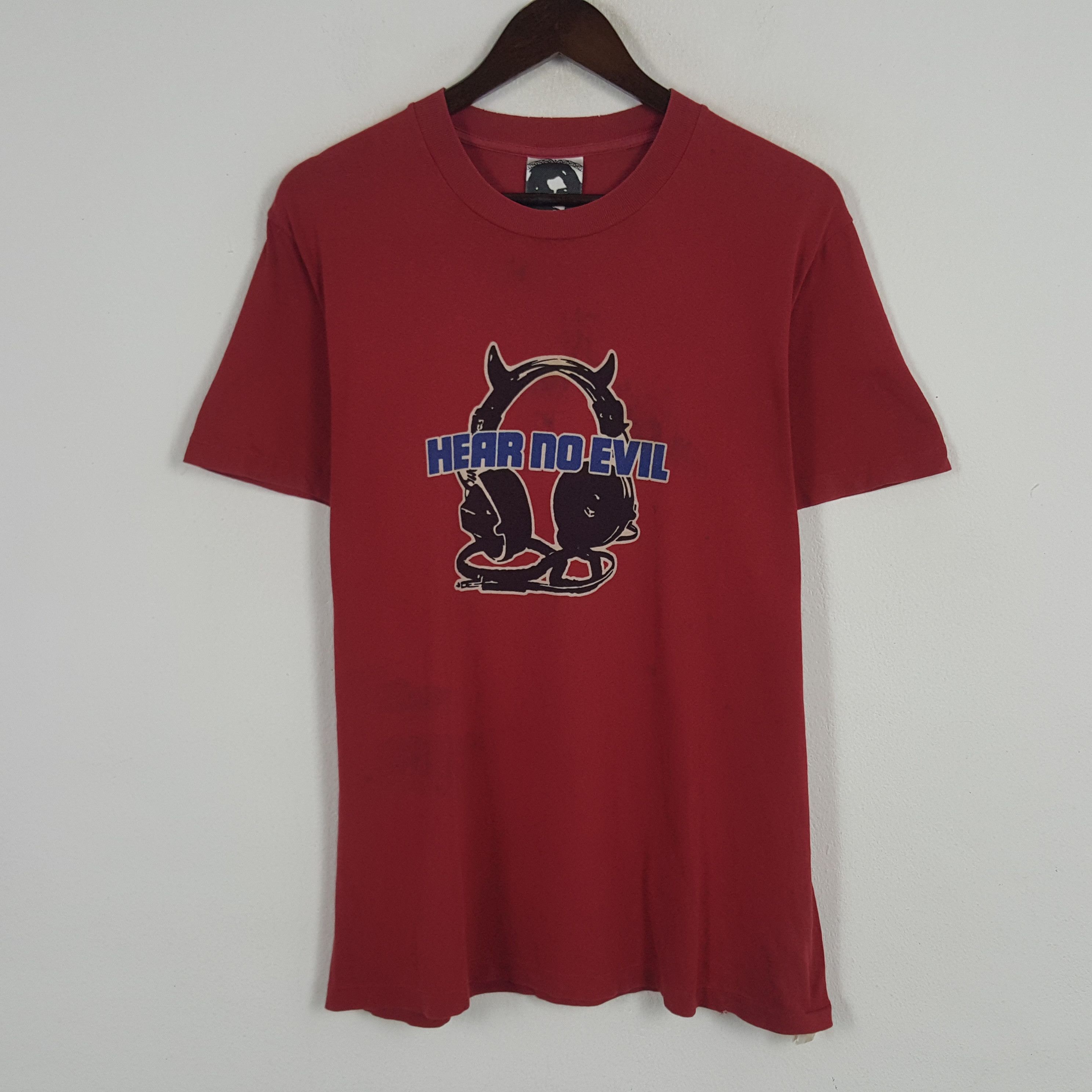 Hysteric Glamour × Japanese Brand × Vintage Vintage 90’s Hysteric Glamour HearNo Evil Tshirt Size US L / EU 52-54 / 3 - 1 Thumbnail