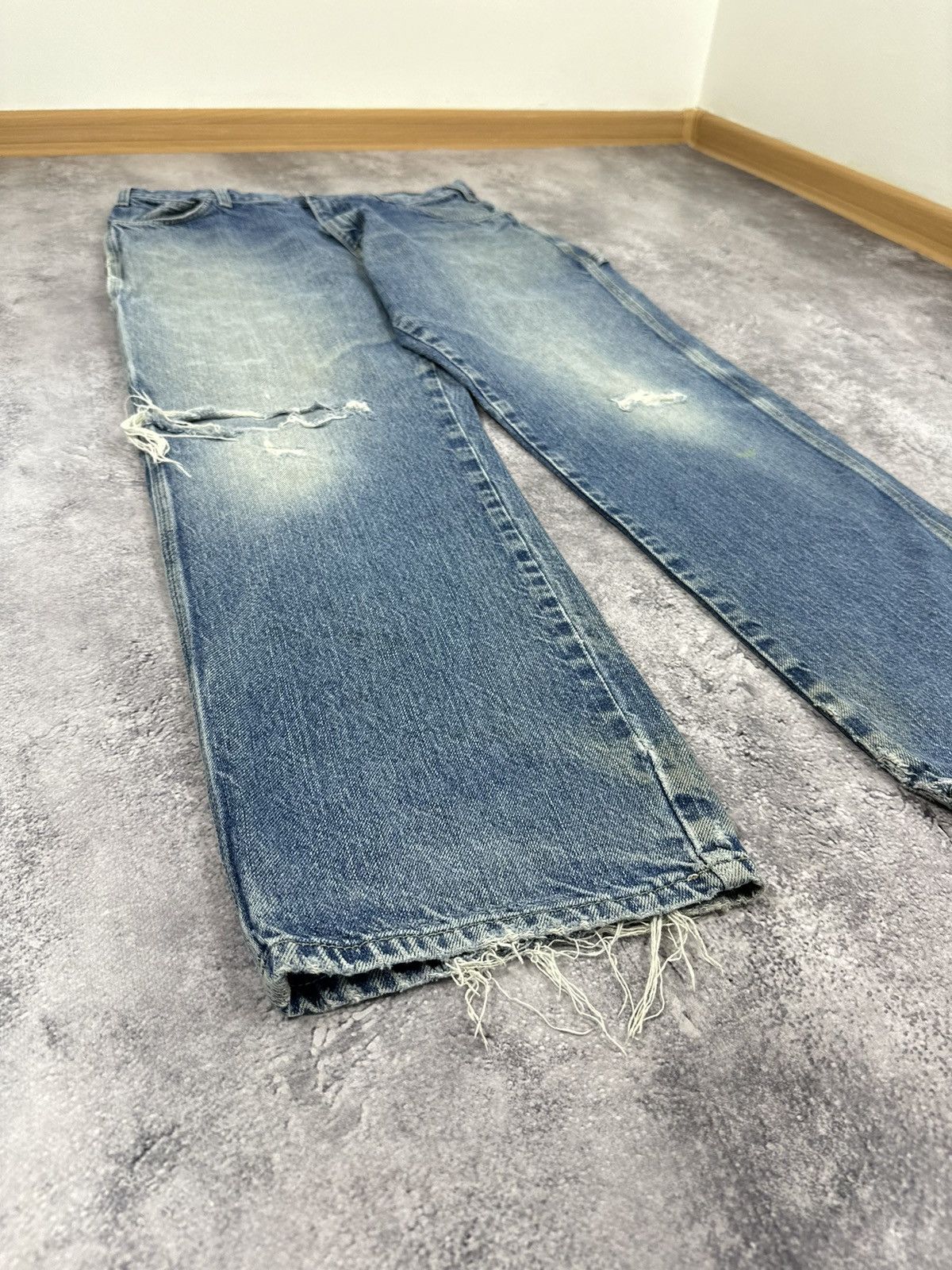 Dickies Vintage Dickies USA Baggy Light Blue Denim Carpenter Pants Size US 34 / EU 50 - 8 Thumbnail