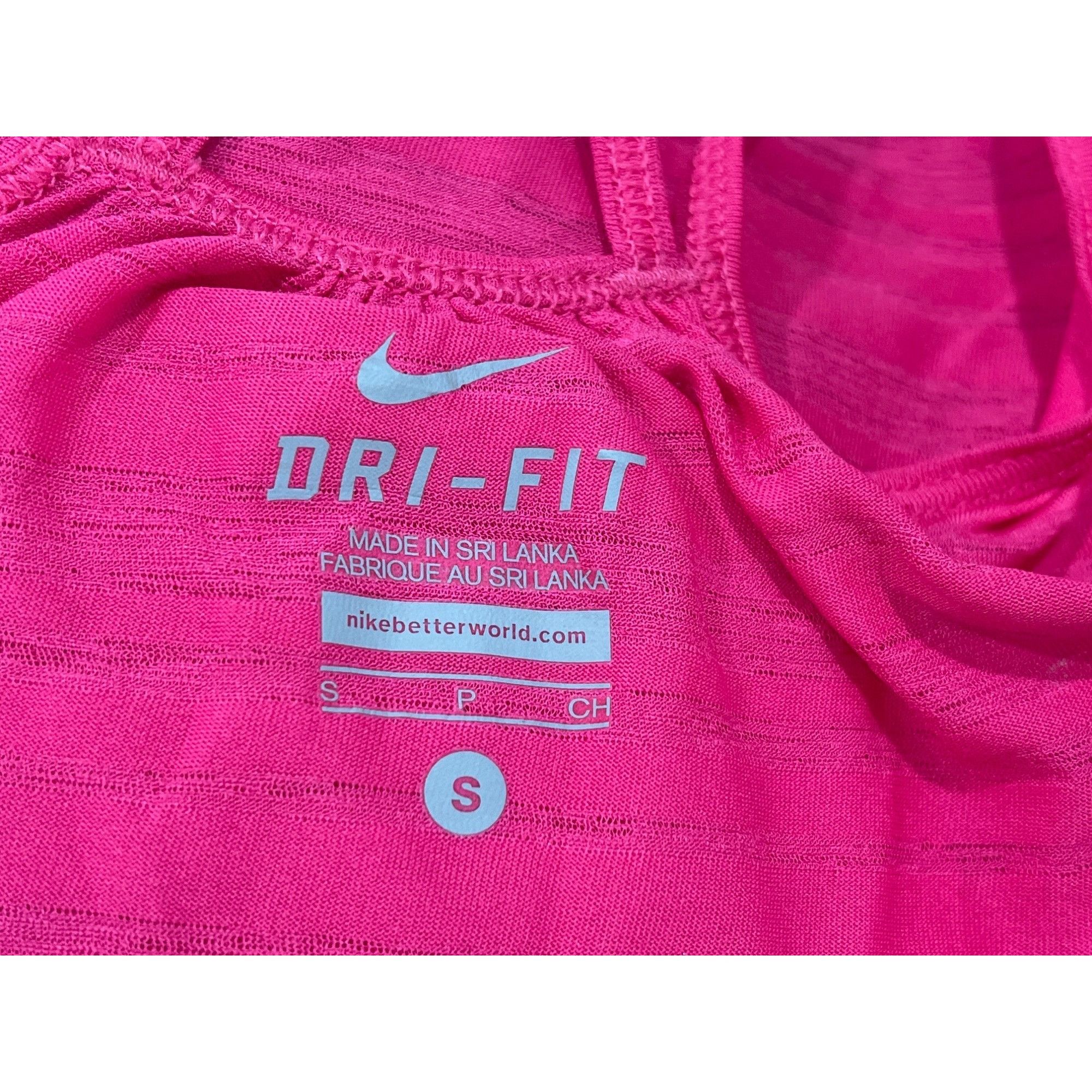 Nike NIKE Dri-Fit Women's Strappy Racerback Tank Top S Pink Size S / US 4 / IT 40 - 5 Thumbnail