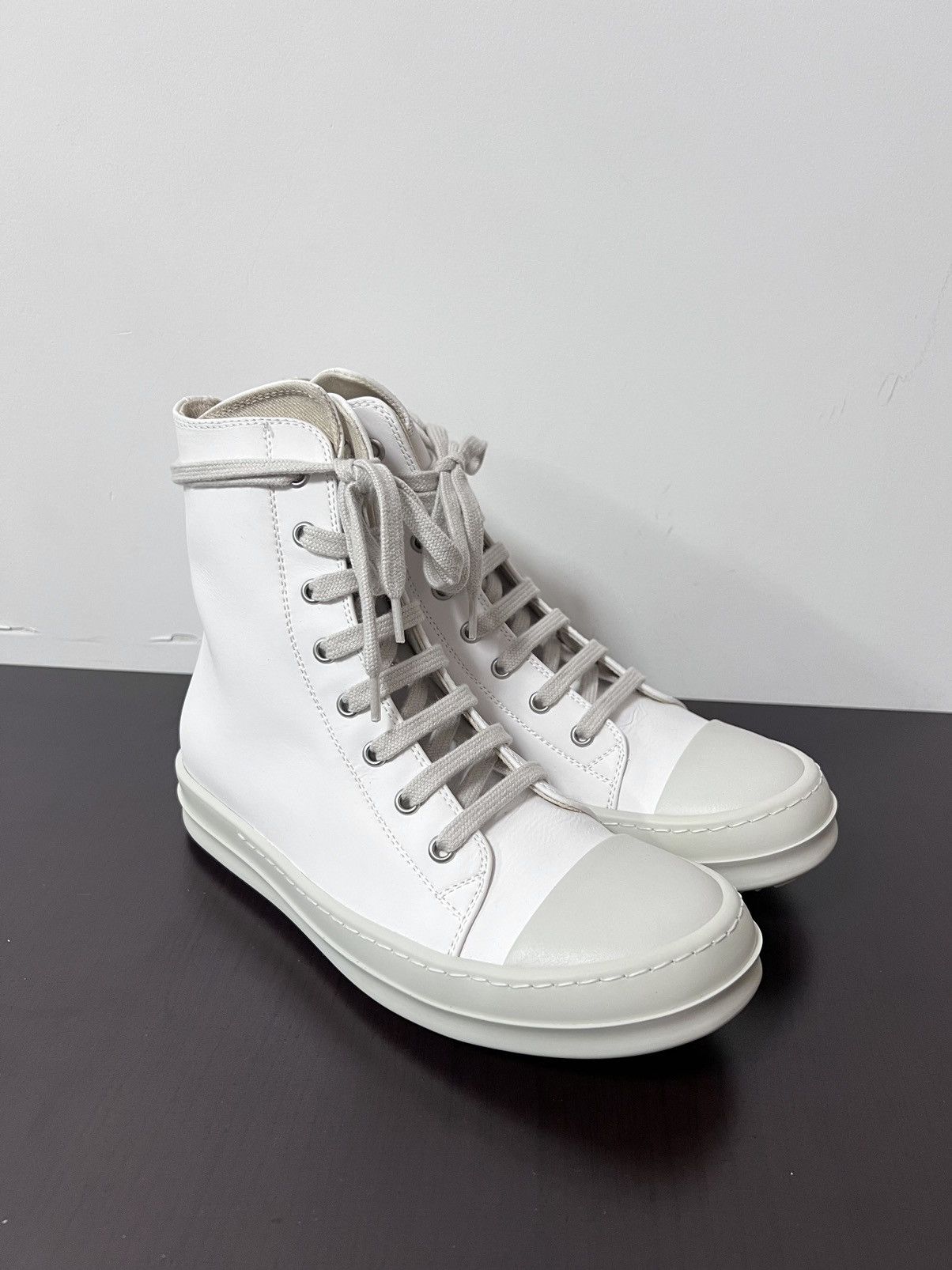 Rick Owens Drkshdw Rick owens ramones drkshdw high top sneakers sz37 Size US 7 / IT 37 - 5 Thumbnail