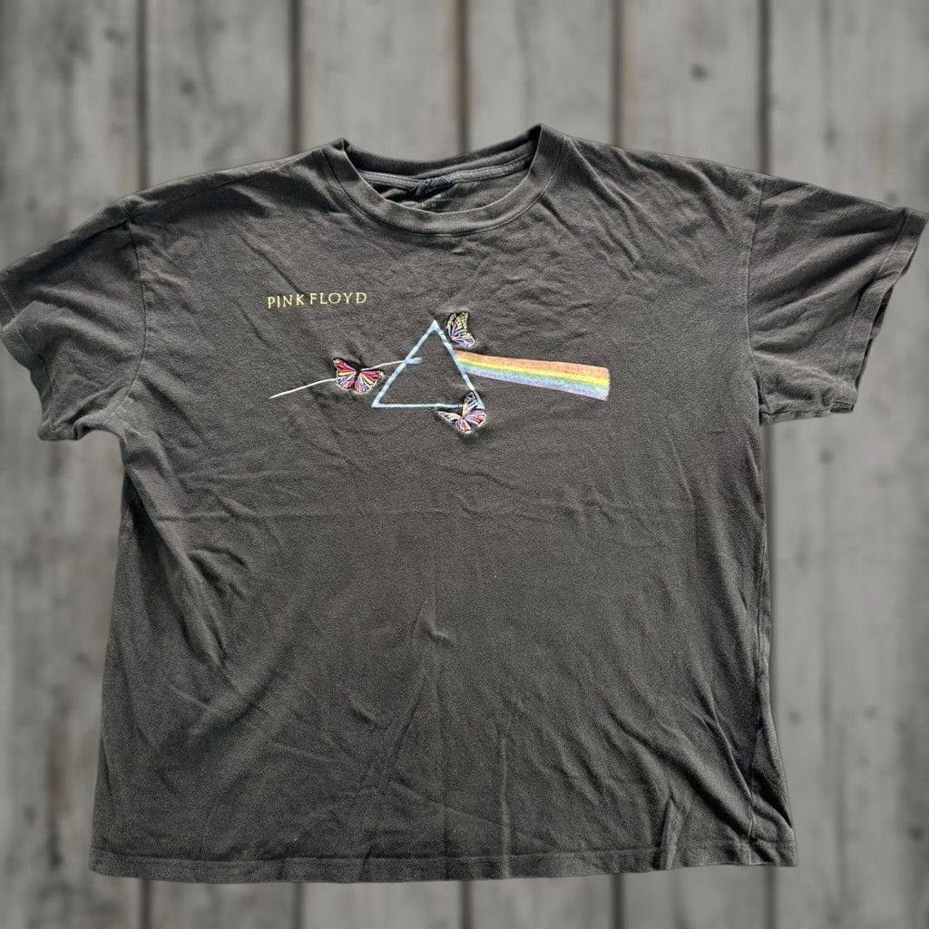 Cotton On Pink Floyd Shirt Womens Medium Black Cotton On Dark Side Butterfly Graphic Tee Size M / US 6-8 / IT 42-44 - 1 Thumbnail
