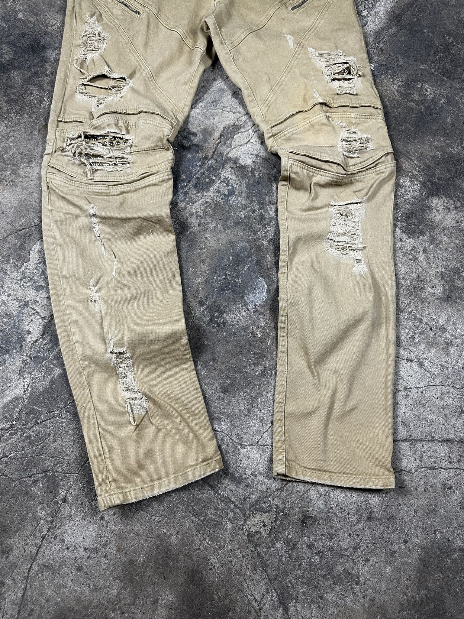 Just Cavalli Y2k Just Cavalli Biker Distressed Skinny Jeans Size US 36 / EU 52 - 2 Thumbnail