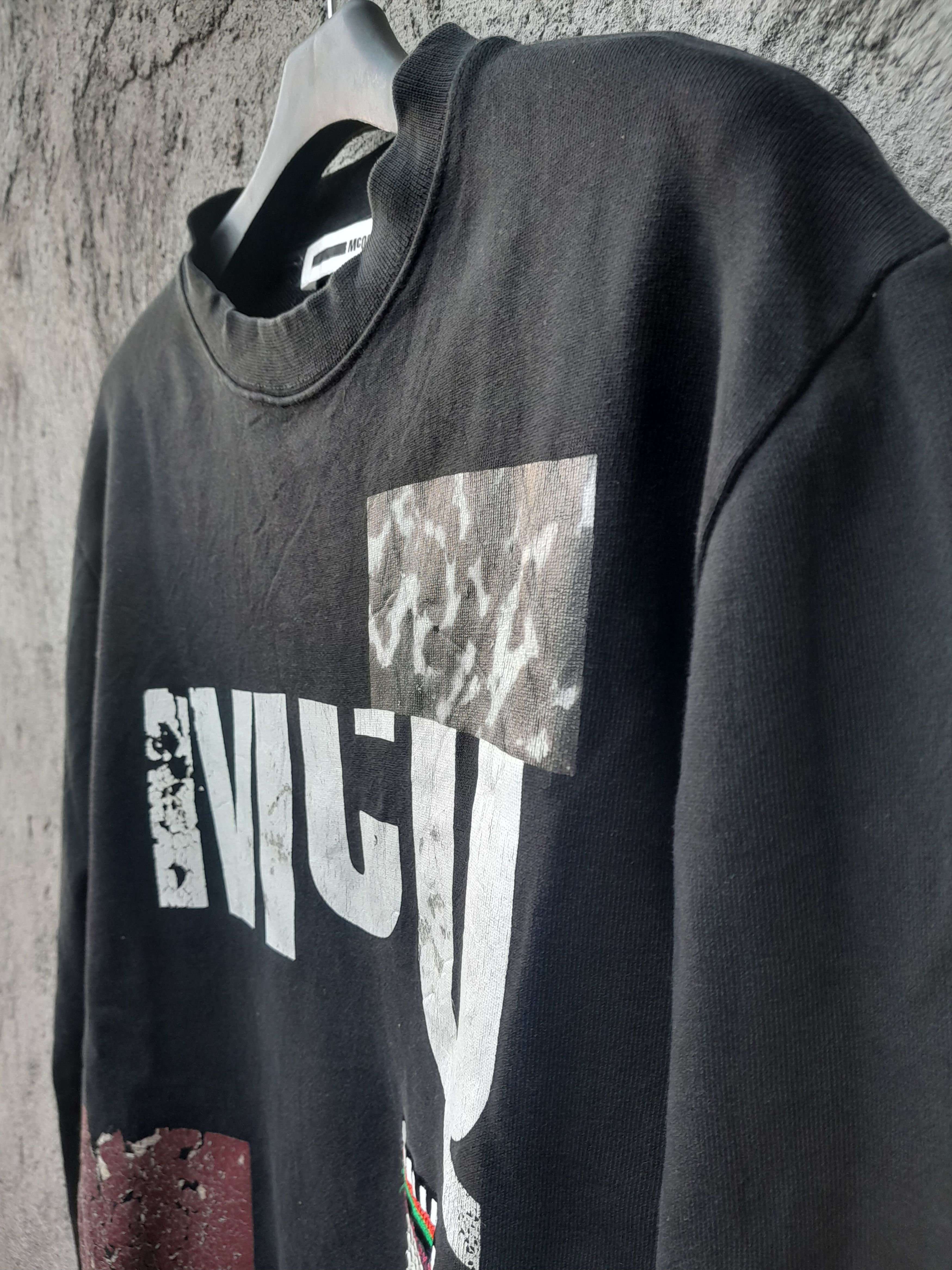Alexander McQueen McQ Alexander McQueen Crewneck Sweatshirt Size L Black Size US L / EU 52-54 / 3 - 2 Thumbnail