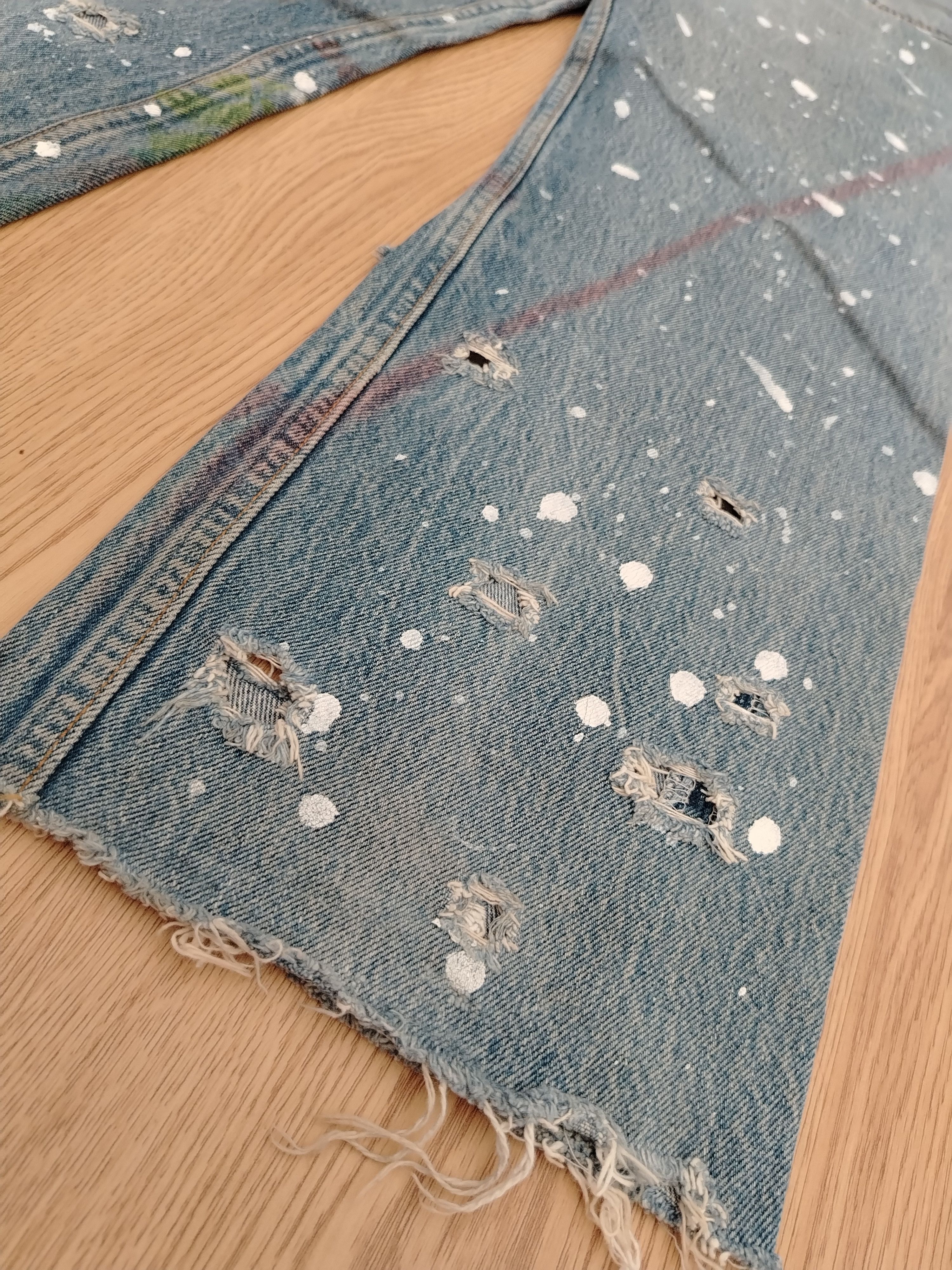 Levi's Levis 501 Jeans Vintage ARTWORK Size US 33 - 17 Thumbnail